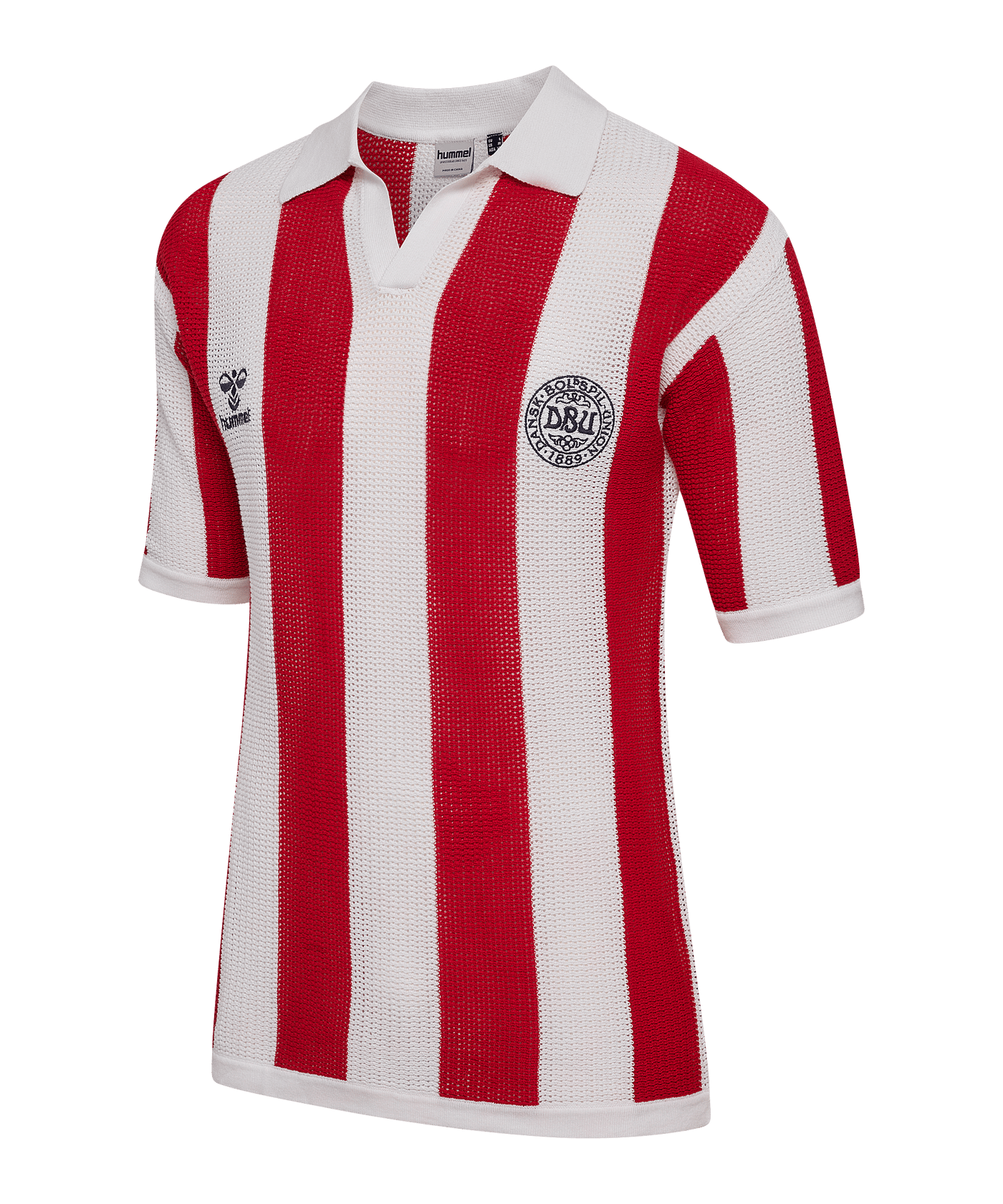 hummel DBU Dänemark Fan Knit Hemd 2026 Weiß F9160 - weiss