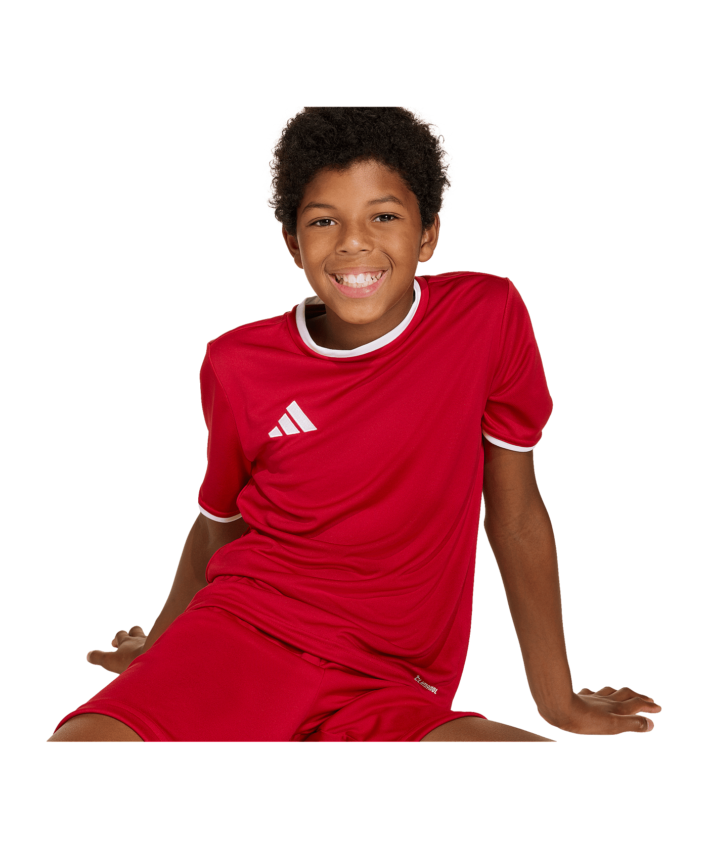adidas Entrada 26 Trikot Kids Rot - rot