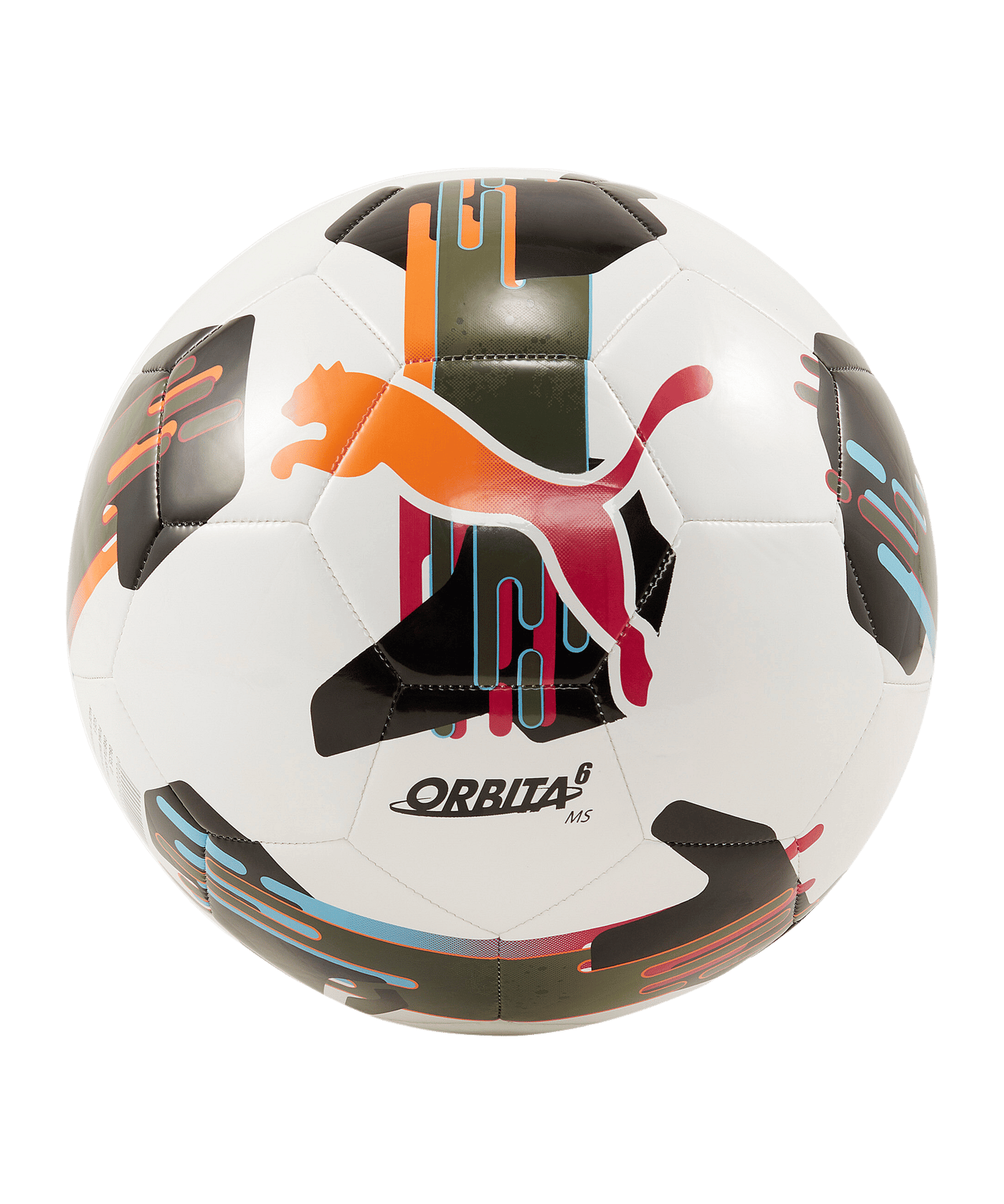 PUMA Orbita 6 MS Trainingsball Weiss F01 - weiss