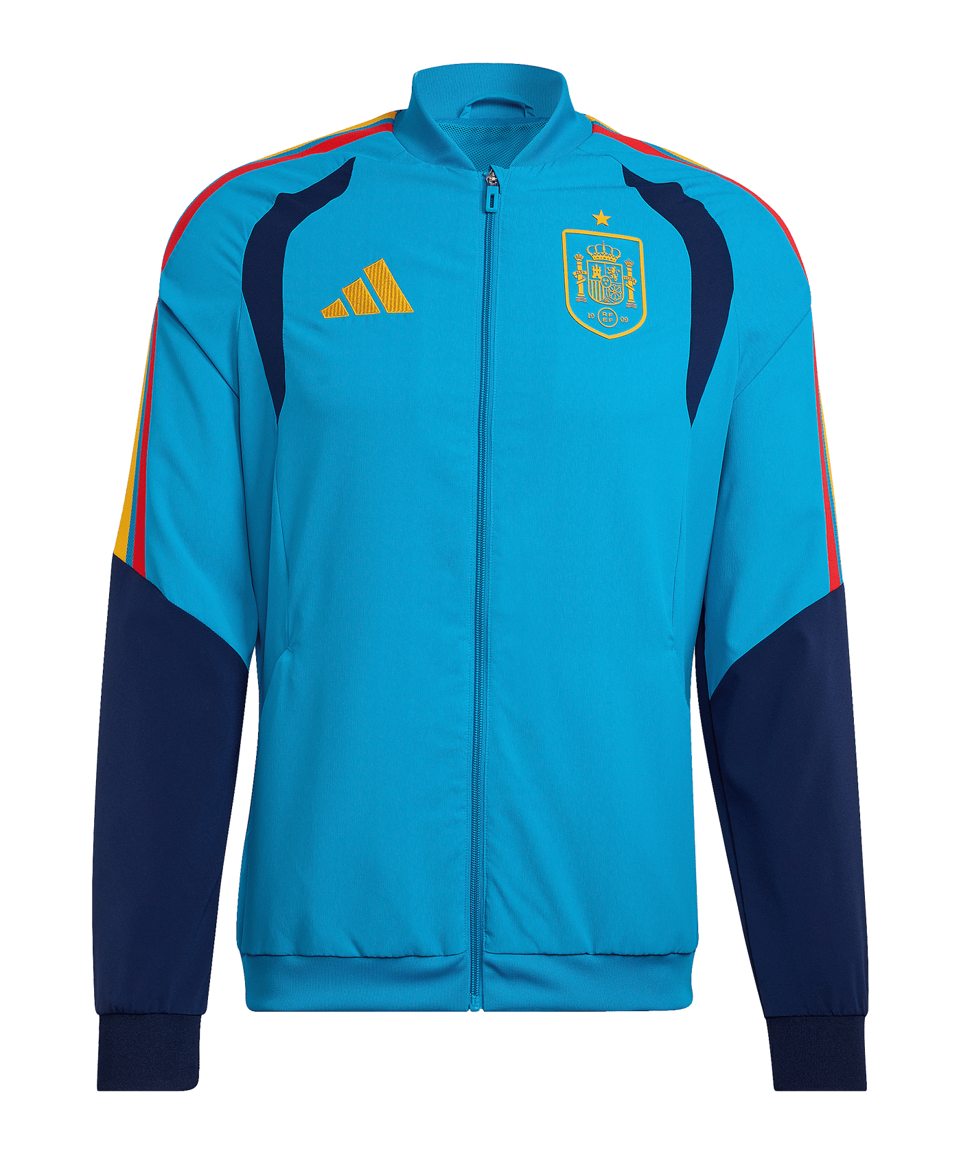 adidas Spanien Tiro Präsentationsjacke Blau | - blau