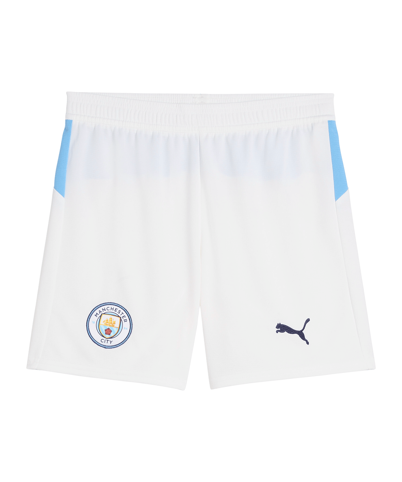 PUMA Manchester City Short Home 2025/2026 Kids Weiß F22 - weiss