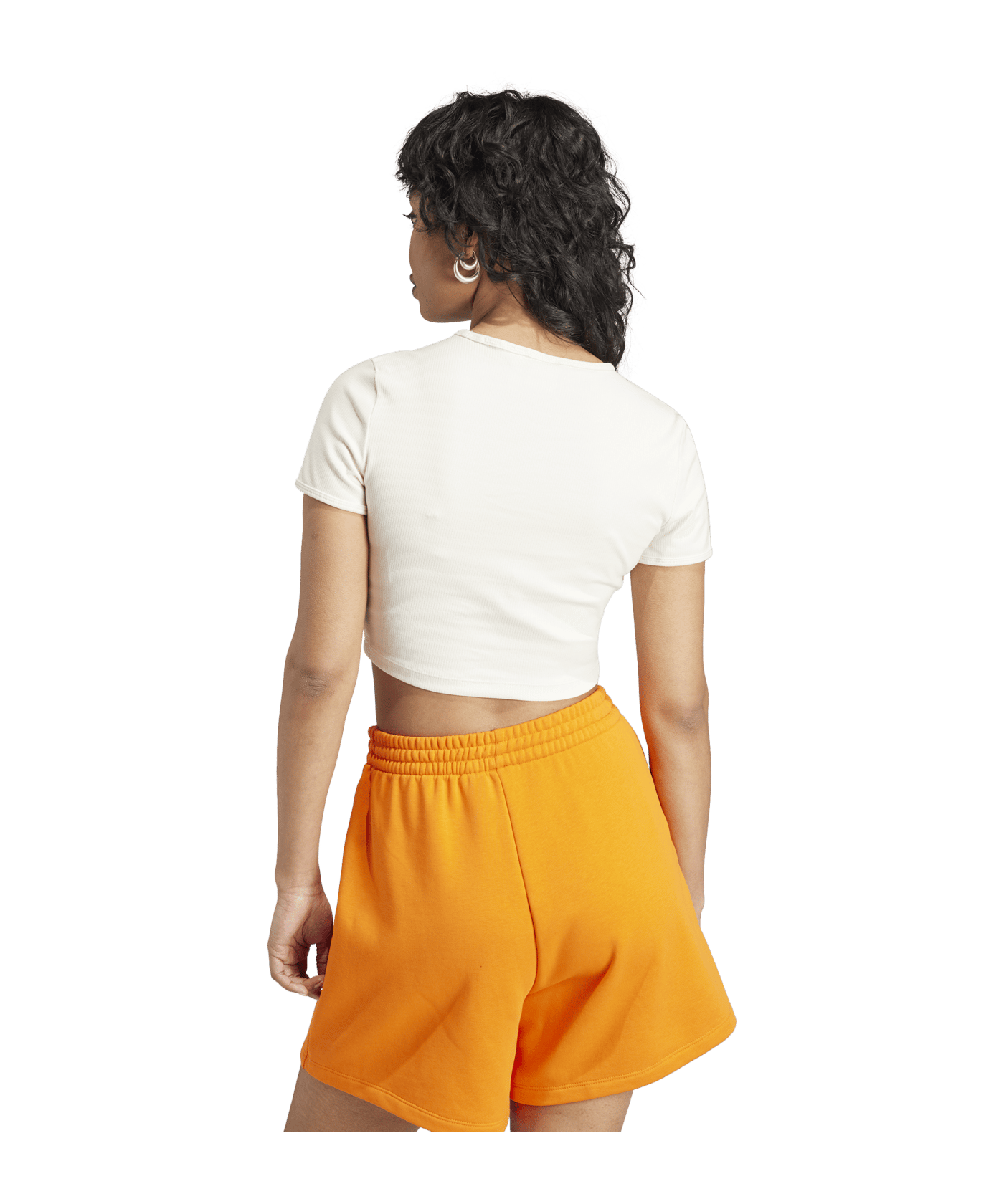 adidas Originals RIB T-Shirt Damen Beige - beige