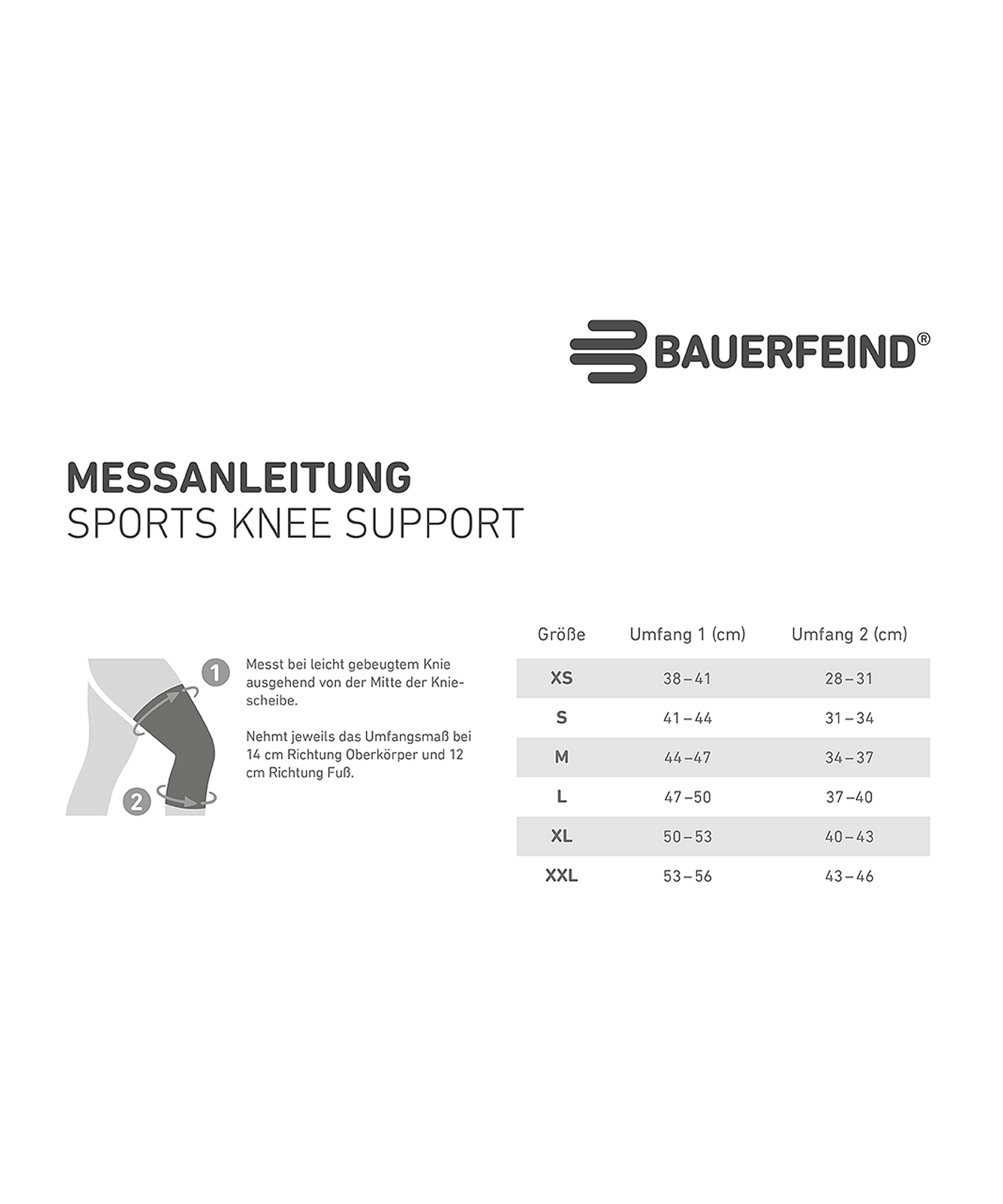 Bauerfeind Sports Bandage Schwarz - schwarz