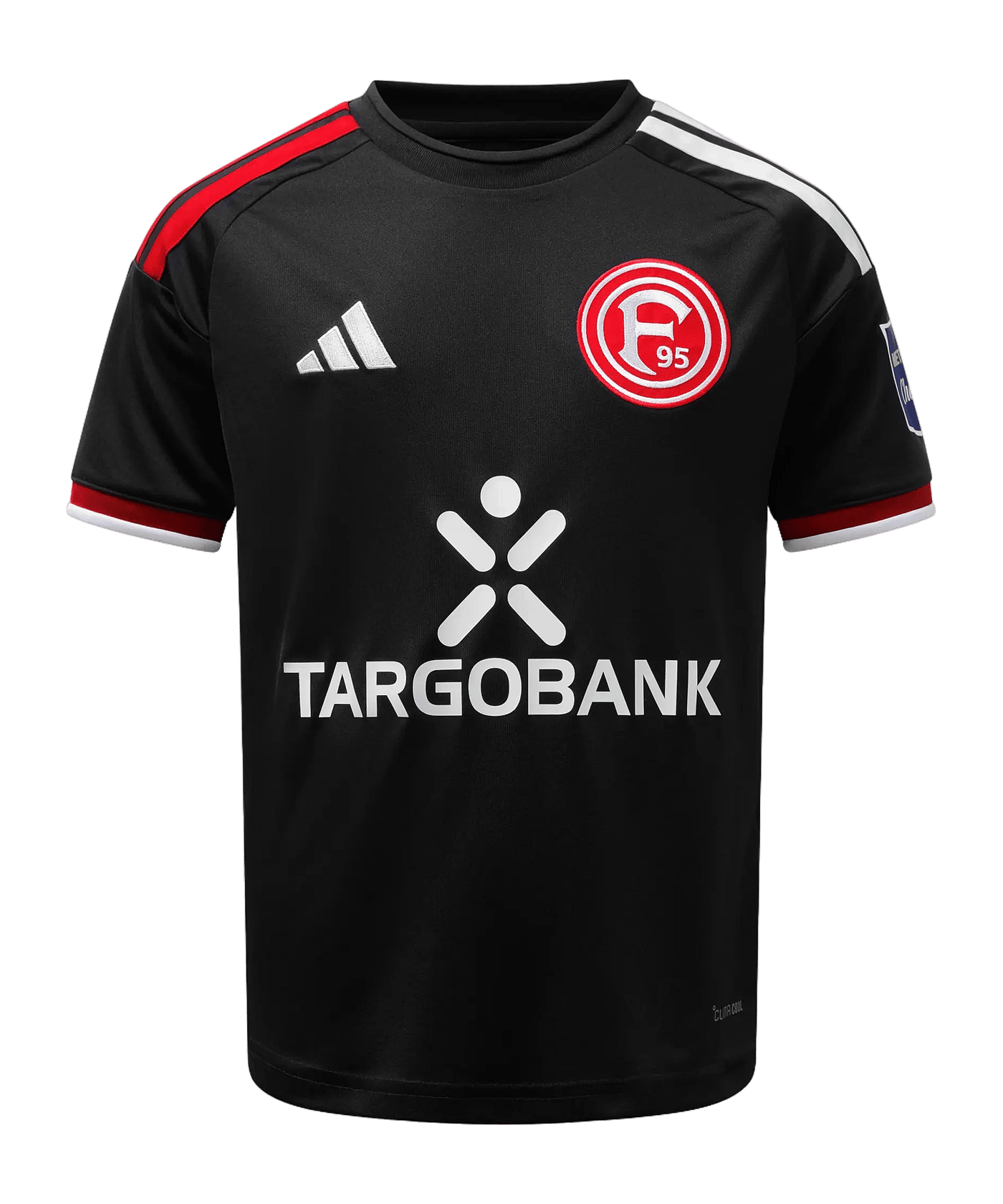 adidas Fortuna Düsseldorf Trikot 3rd 2026/2027 Kids Schwarz - schwarz