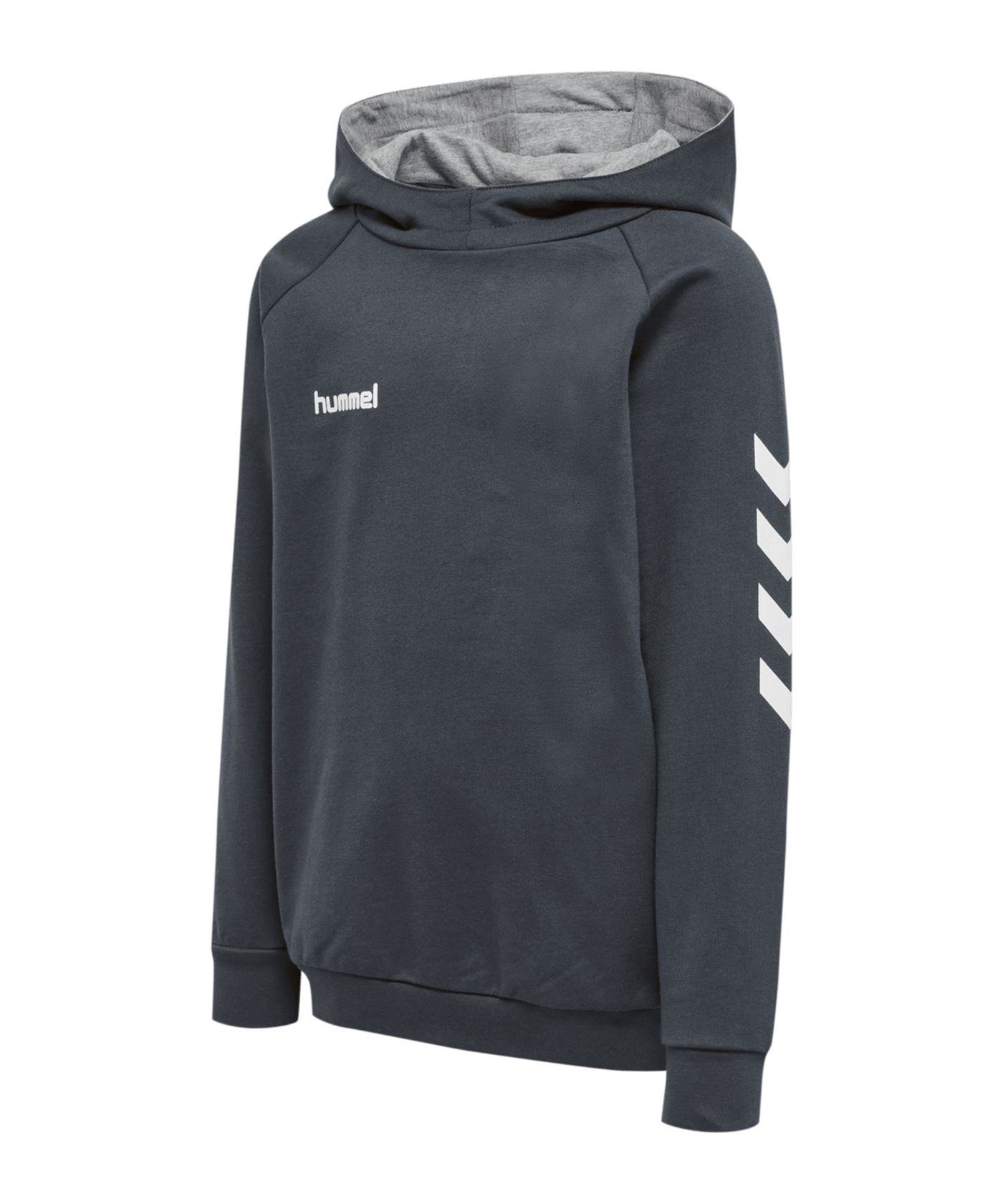 Hummel Cotton Hoody Kids Grau F8571 - gruen