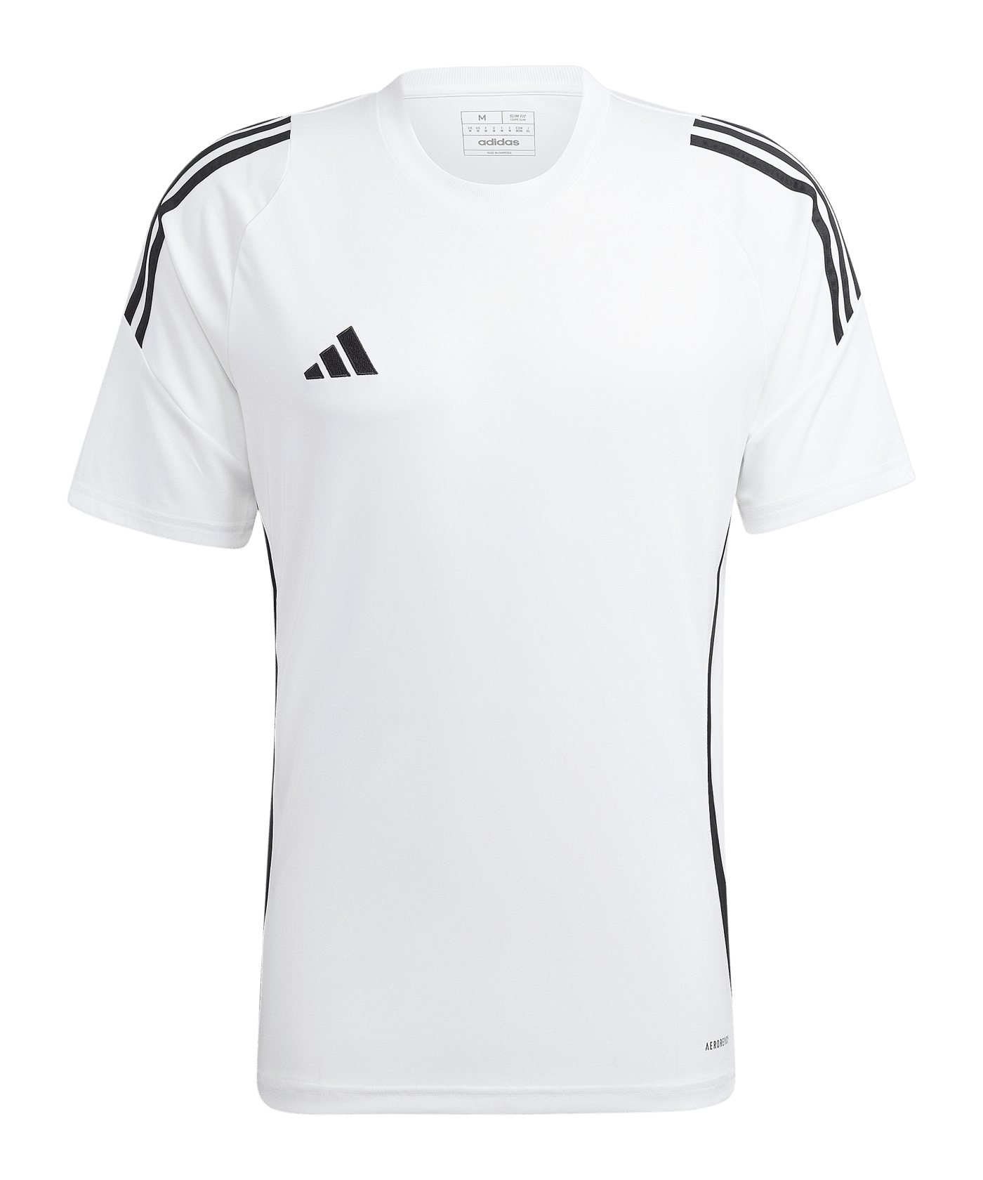 adidas Tiro 24 Trikot Weiss Schwarz - weiss