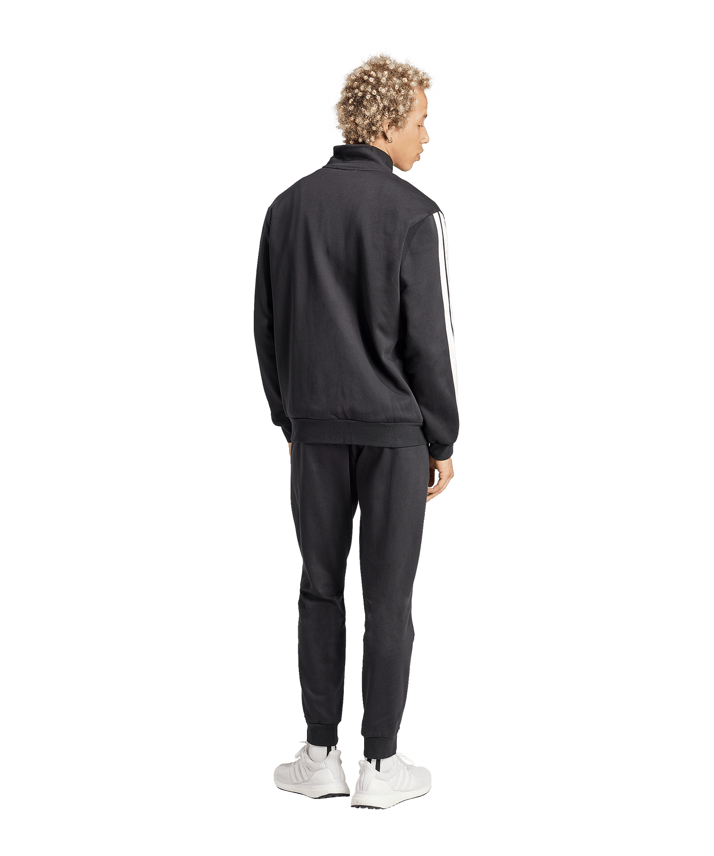 adidas 3 Stripes Trainingsanzug Schwarz - schwarz