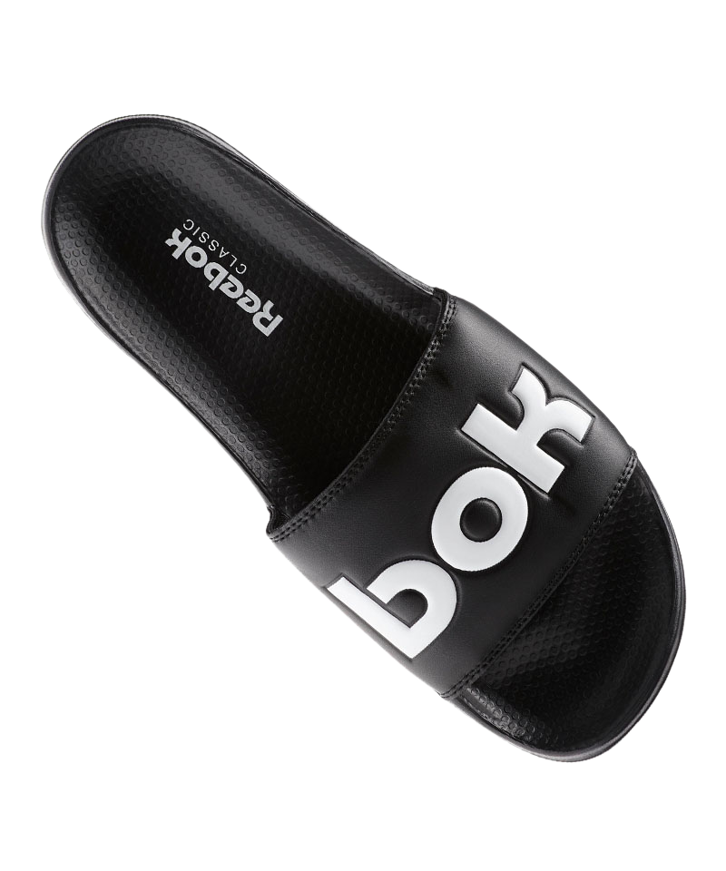 Reebok Classic Slide Badelatsche Schwarz - schwarz