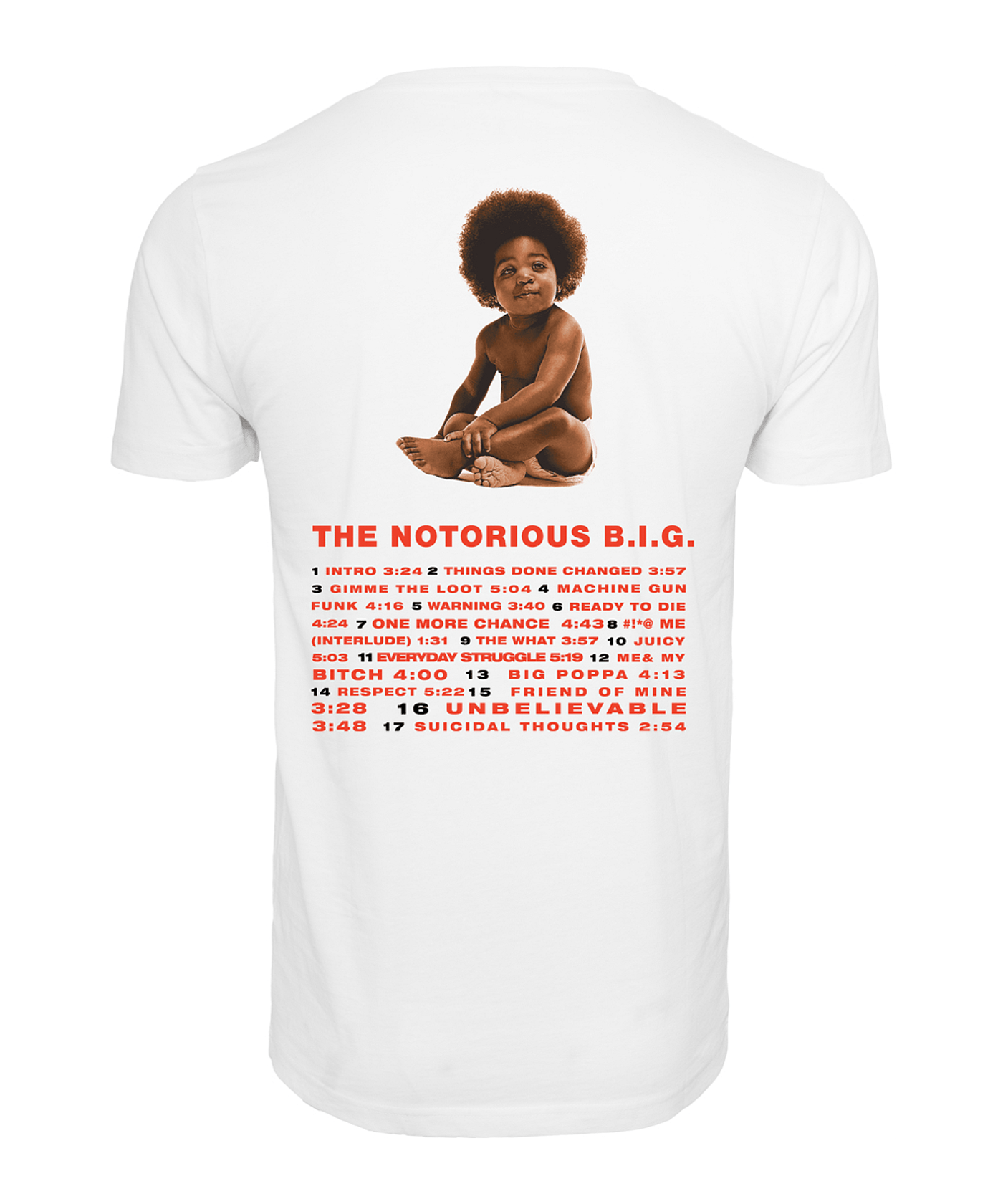 Mister Tee N Big Ready to Die T T-Shirt Weiss - weiss
