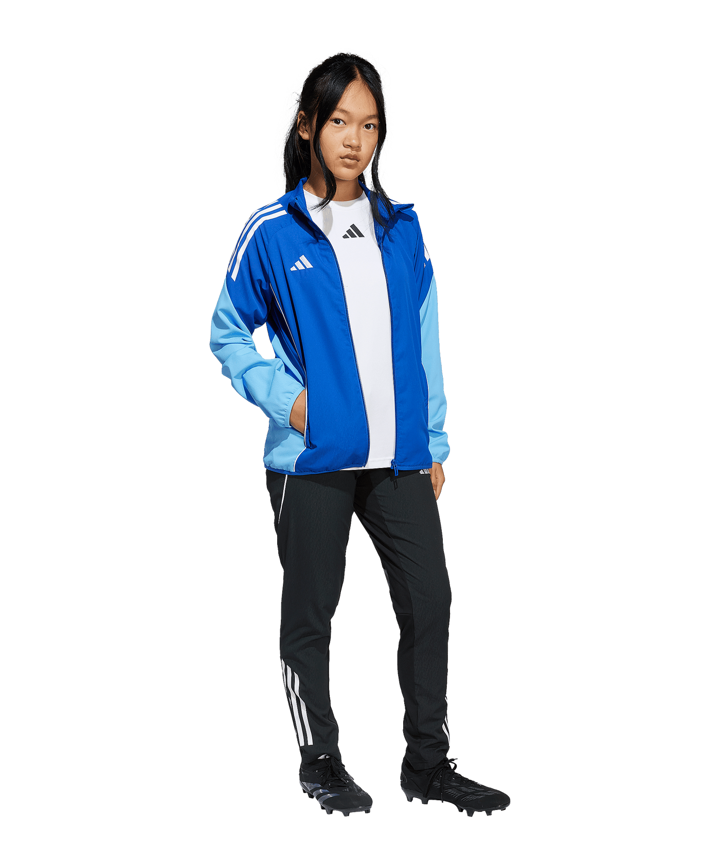 adidas Tiro 25 Competition Präsentationsjacke |  Kids Blau - blau