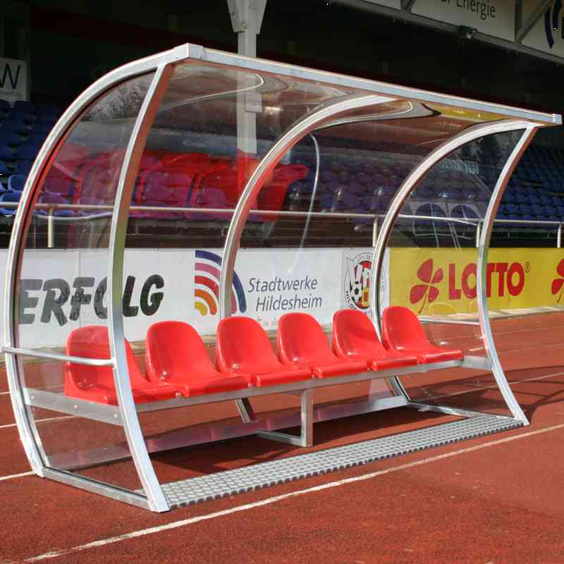 Spielerkabine Exklusiv | Sitzfarbe blau
