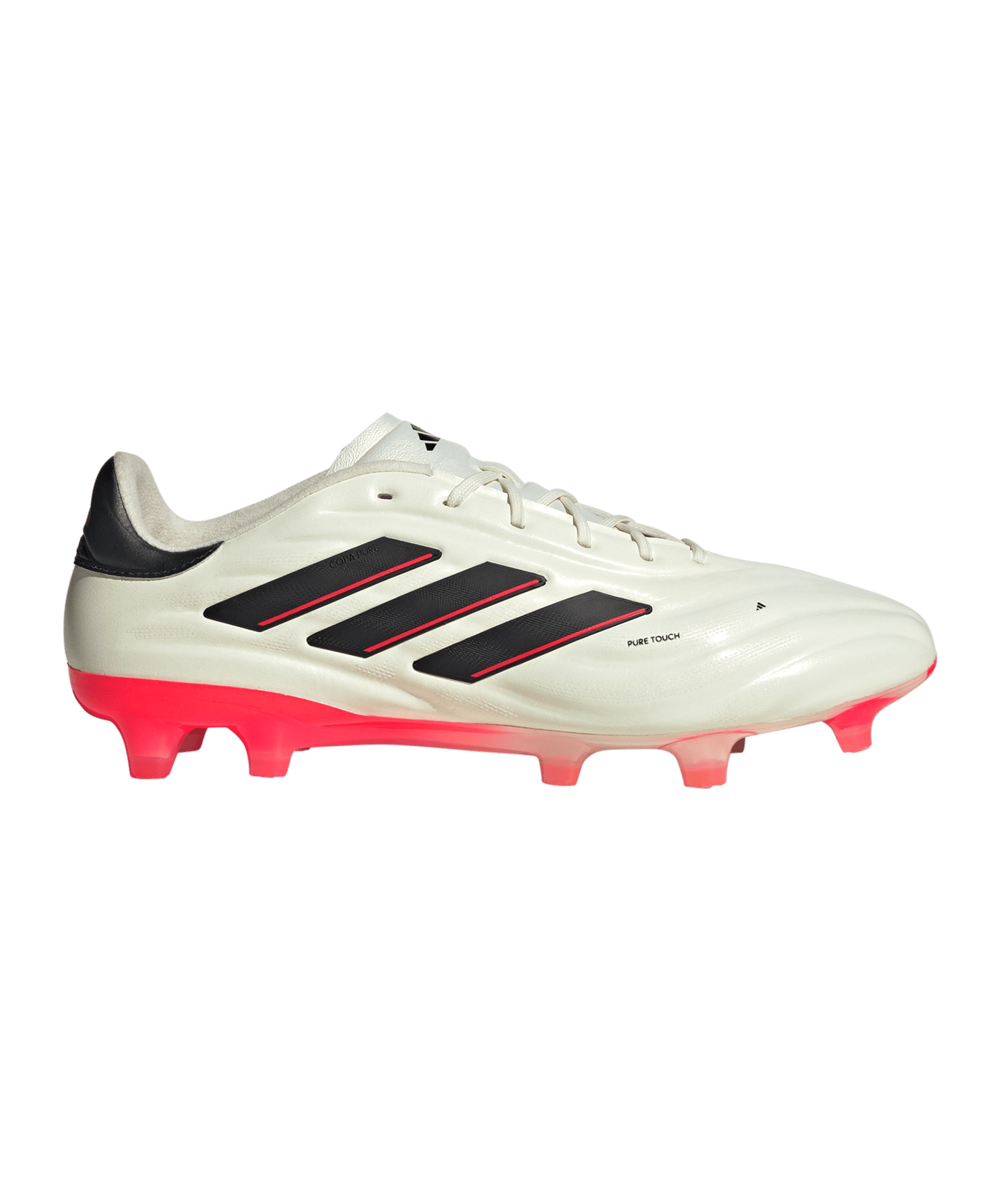 adidas COPA Pure 2 Elite FG Solar Energy Weiss Schwarz Rot - weiss