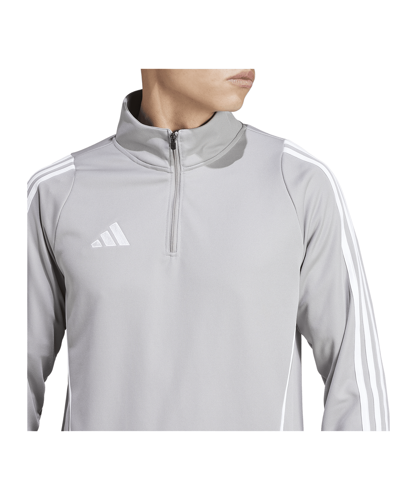 adidas Tiro 24 Trainingstop Grau Weiss - grau