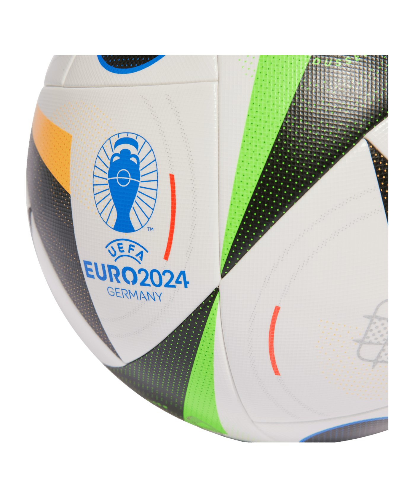 adidas Fussballliebe Competition Spielball EM 2024 Weiss Schwarz Blau - weiss