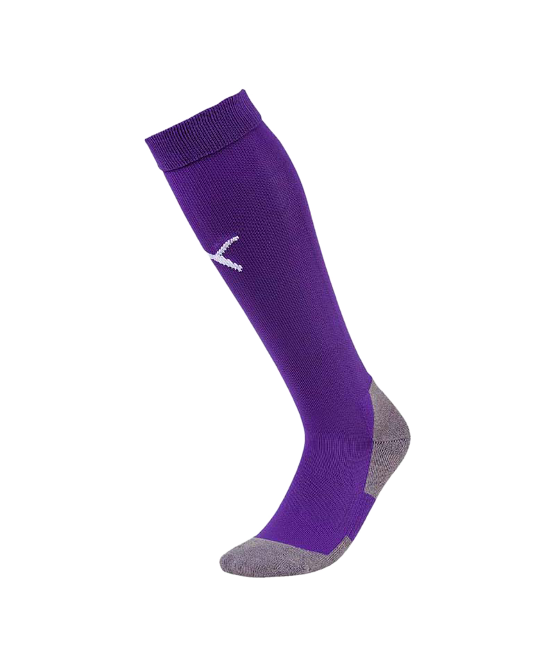 PUMA LIGA Socks Core Stutzenstrumpf Lila Weiss F10 - lila