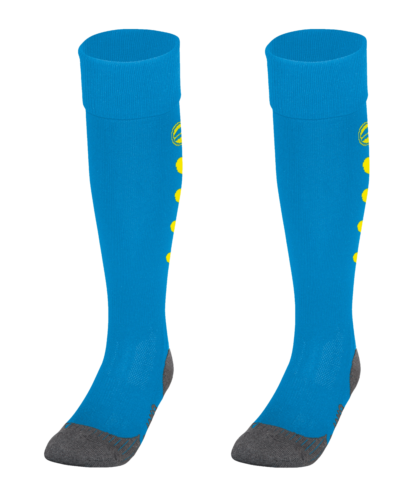 JAKO Roma Stutzenstrumpf Blau Gelb F83 - blau