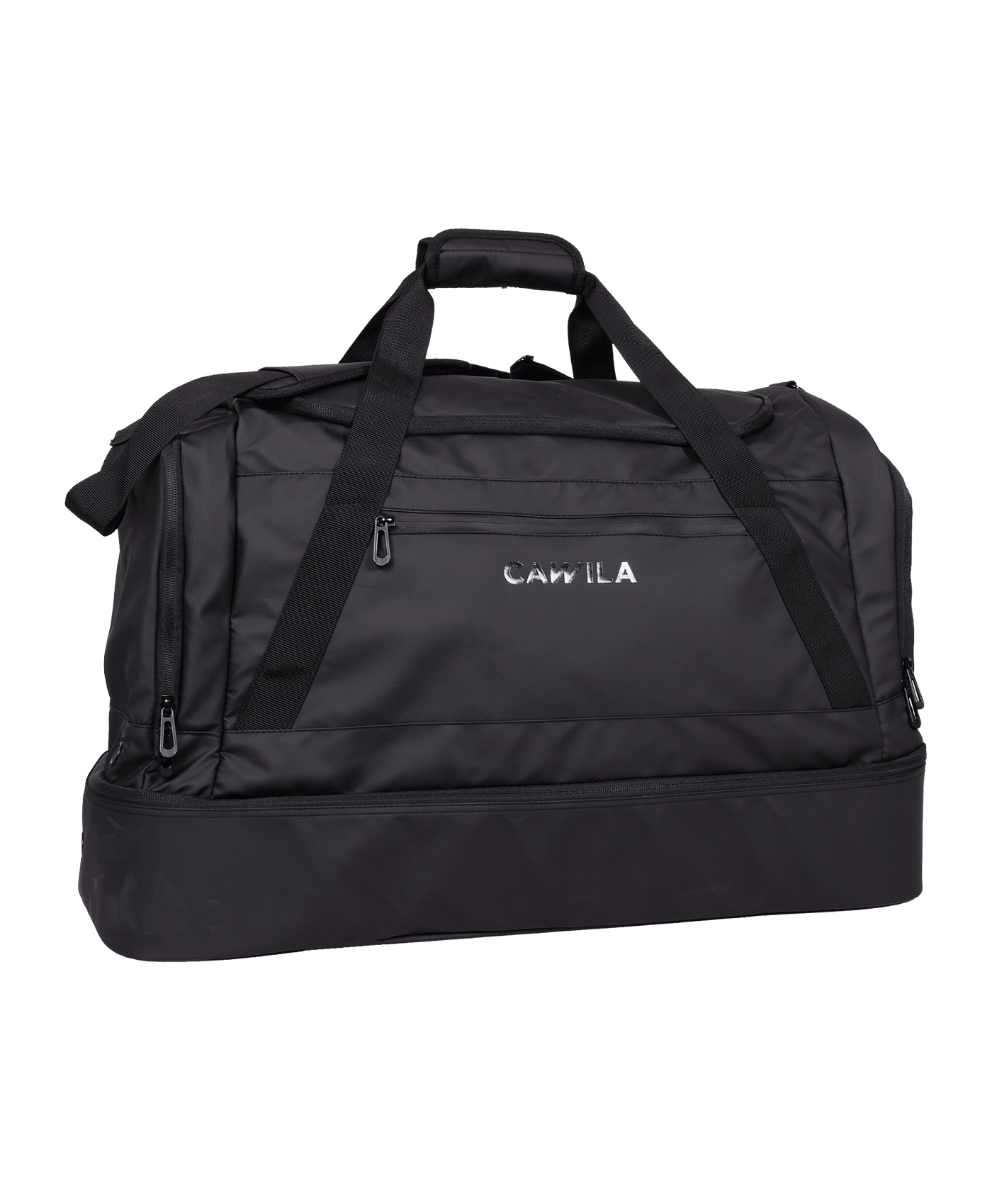 Cawila GEAR Sporttasche mit Schuhfach Schwarz | - schwarz