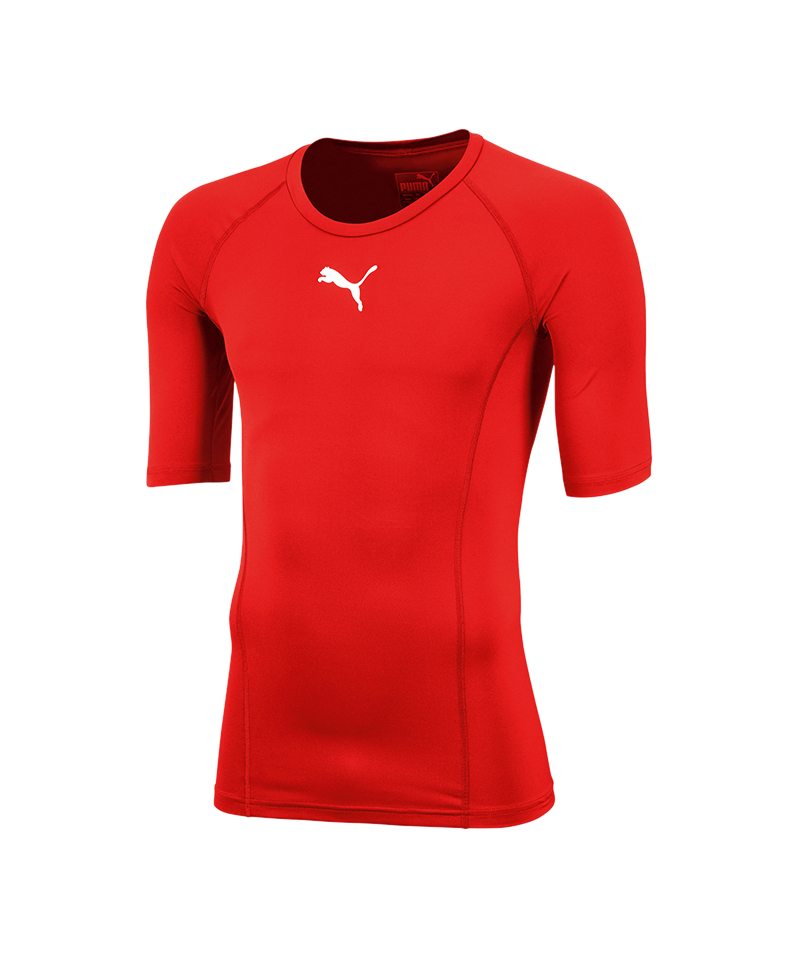 PUMA LIGA Baselayer Shortsleeve Rot F01 - rot