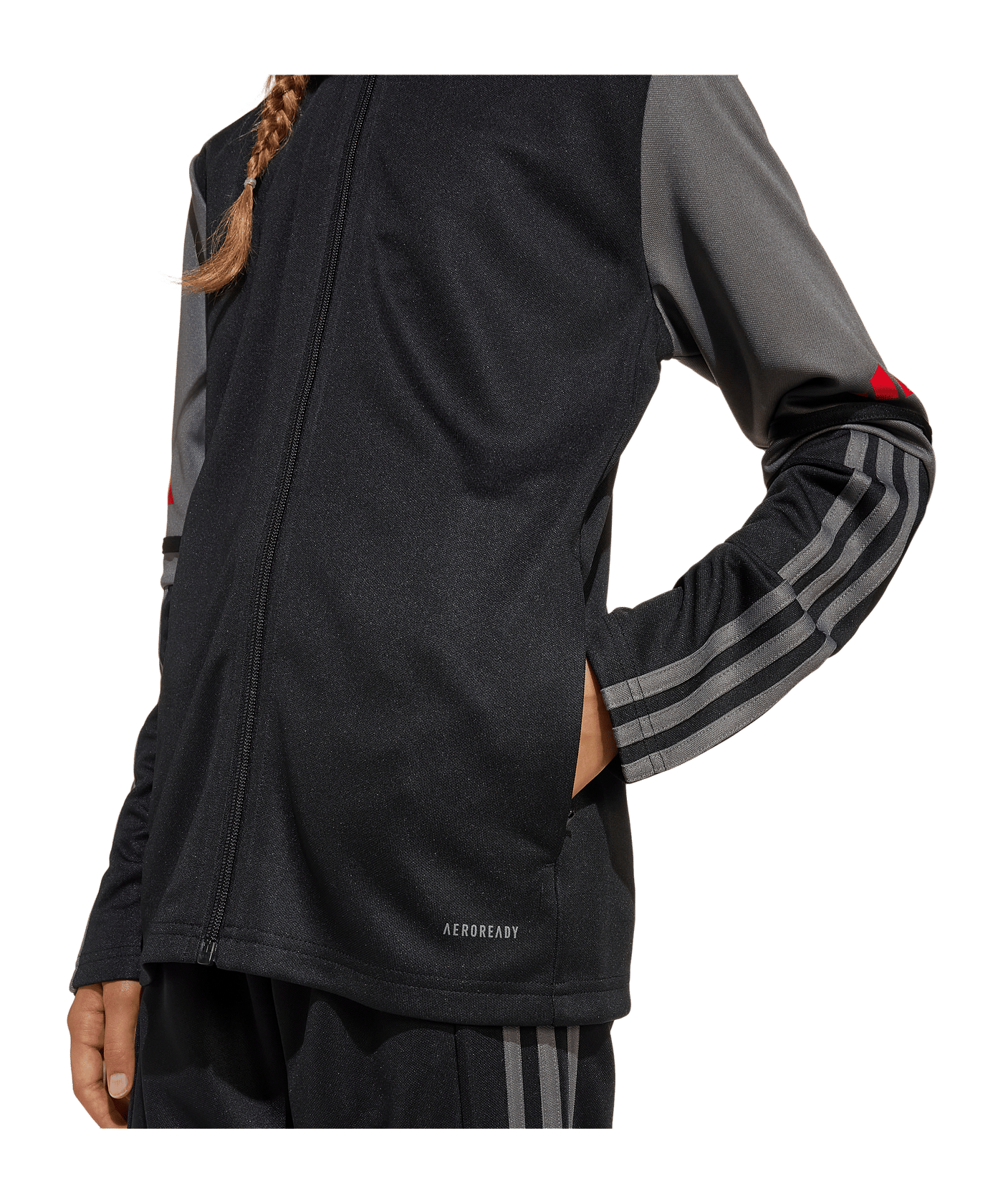 adidas Squadra 25 Trainingsjacke Kids Schwarz - schwarz
