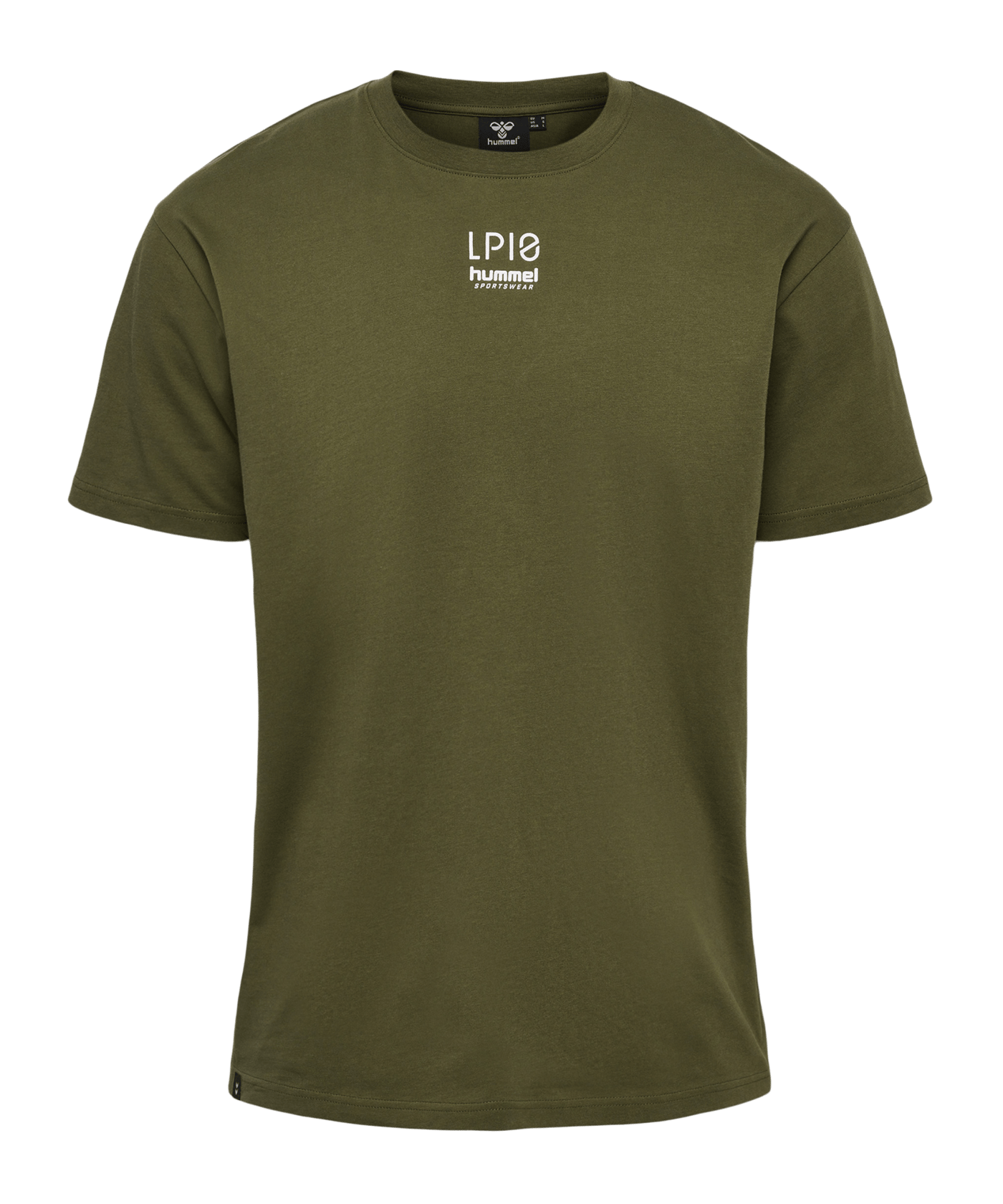 Hummel hmlLP10 Boxy T-Shirt Grün F6187 - gruen