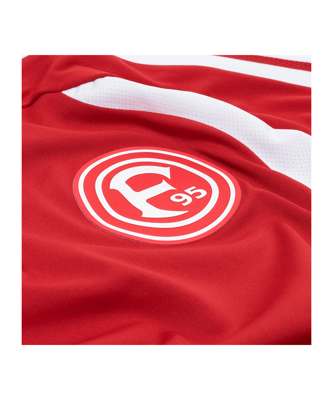 adidas Fortuna Düsseldorf Training Half Zip Top Rot - rot