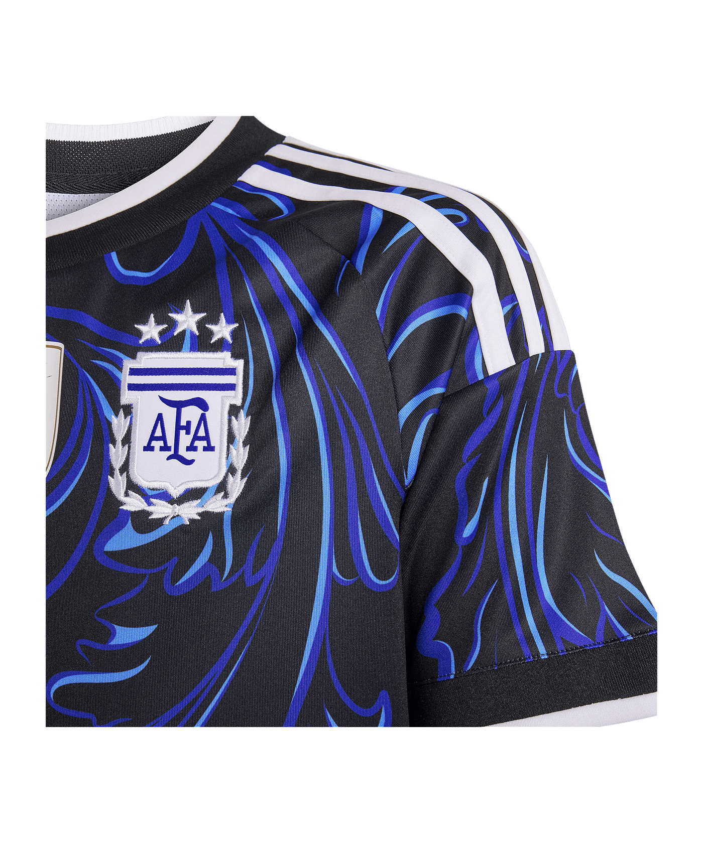 adidas AFA Argentinien Trikot Away WM 2026 Kids Schwarz - schwarz