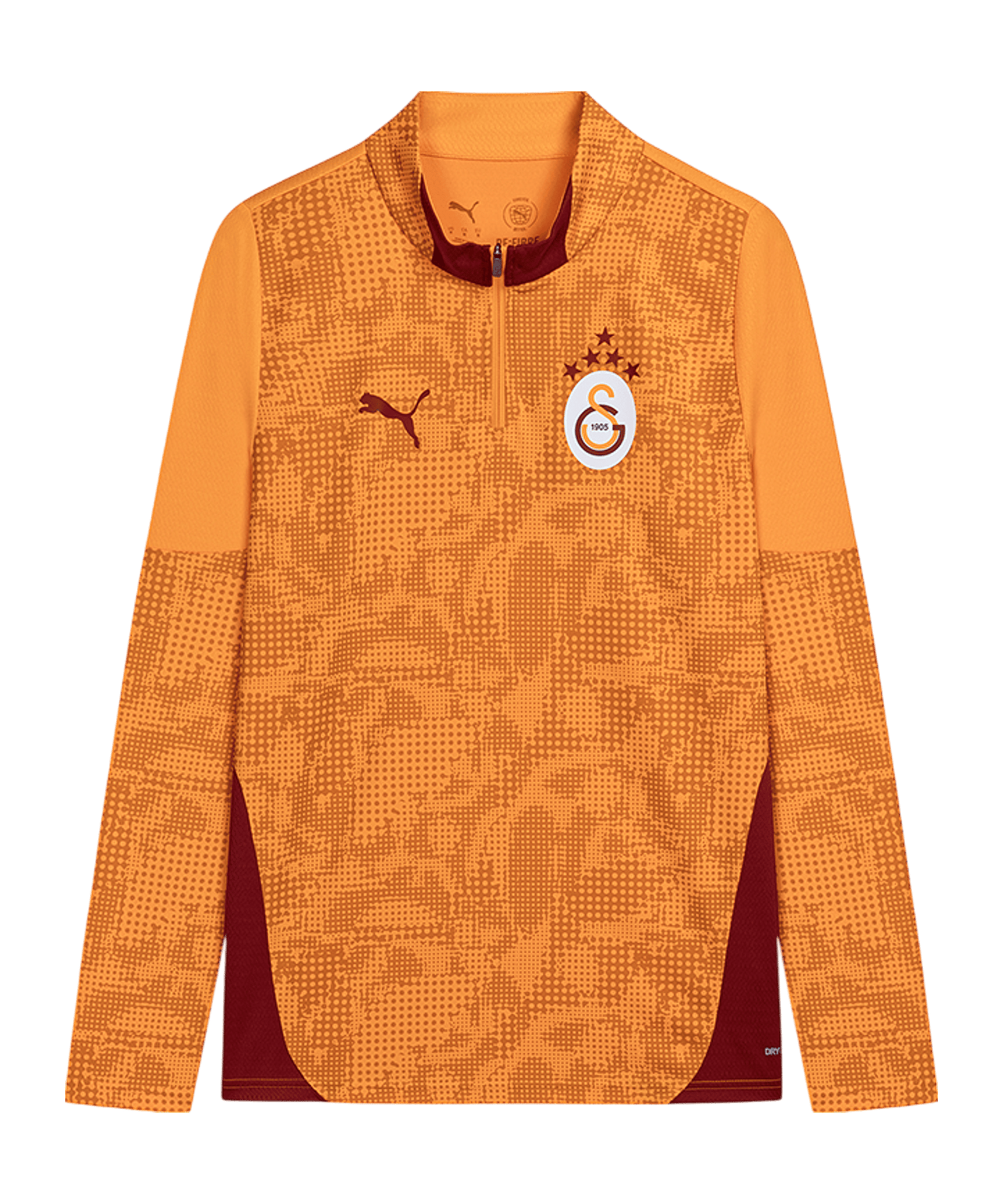PUMA Galatasaray Istanbul Training 1/4 Zip Sweatshirt Orange F06 - orange
