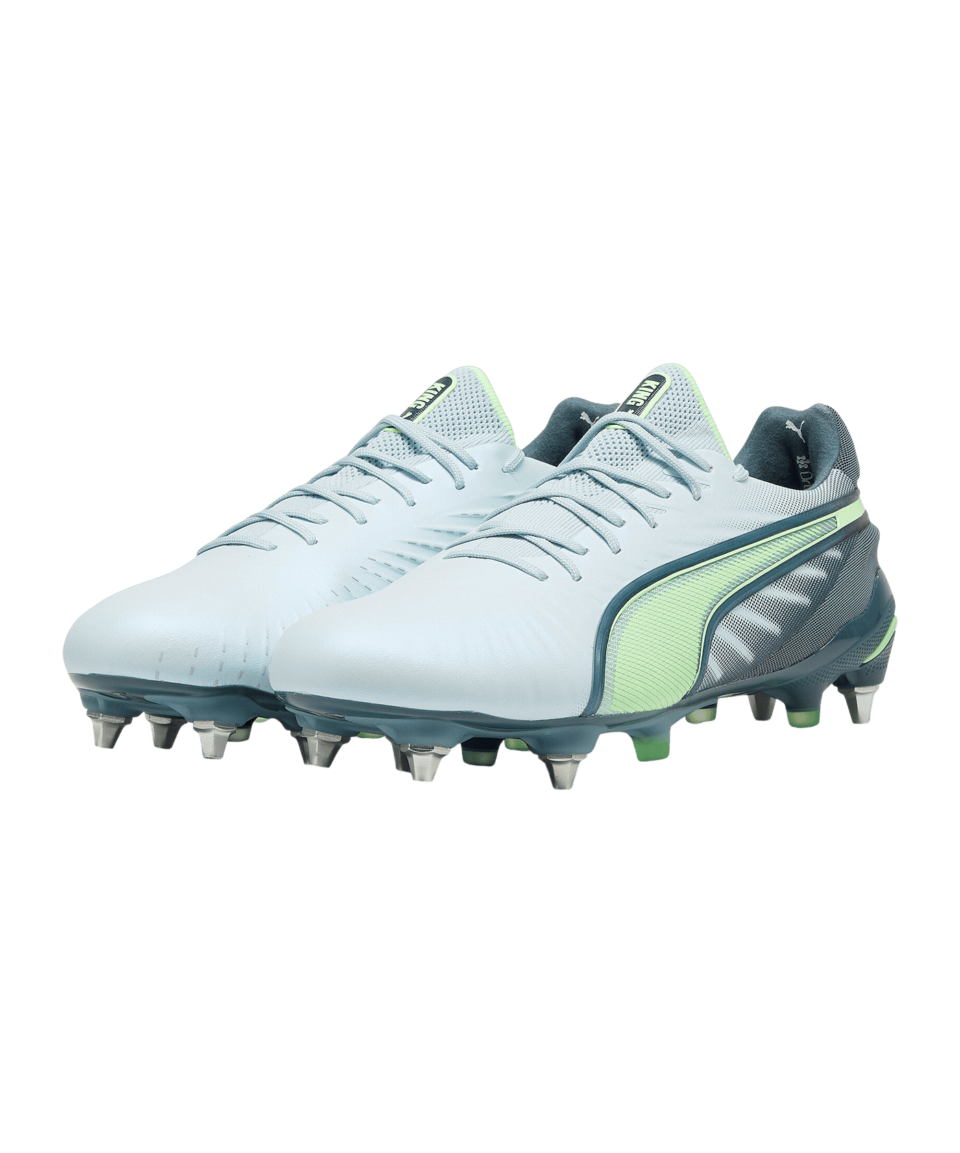 PUMA KING Ultimate MxSG Lights Out Blau Grün F03 - blau