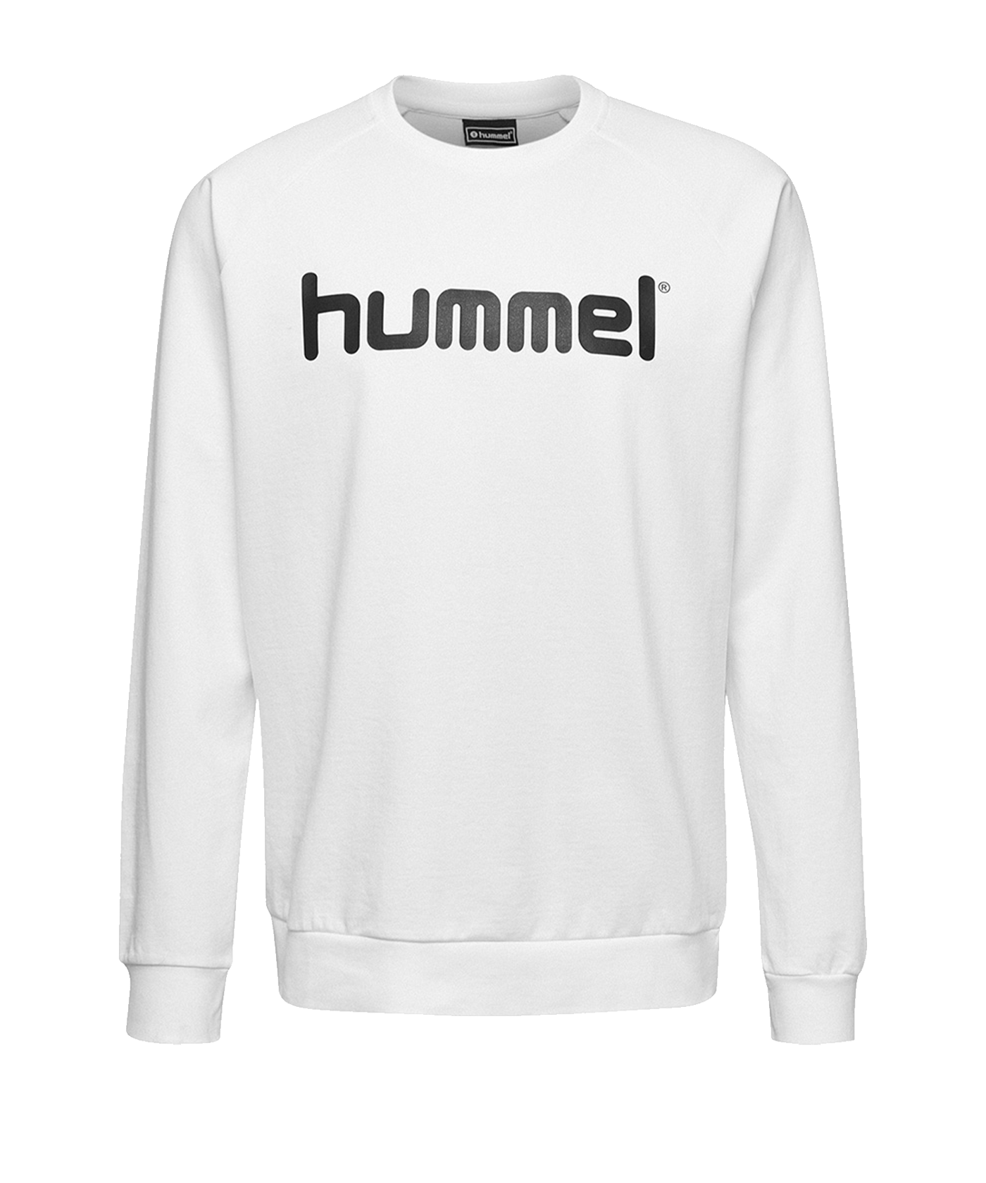 Hummel Cotton Logo Sweatshirt F9001 | weiss - weiss