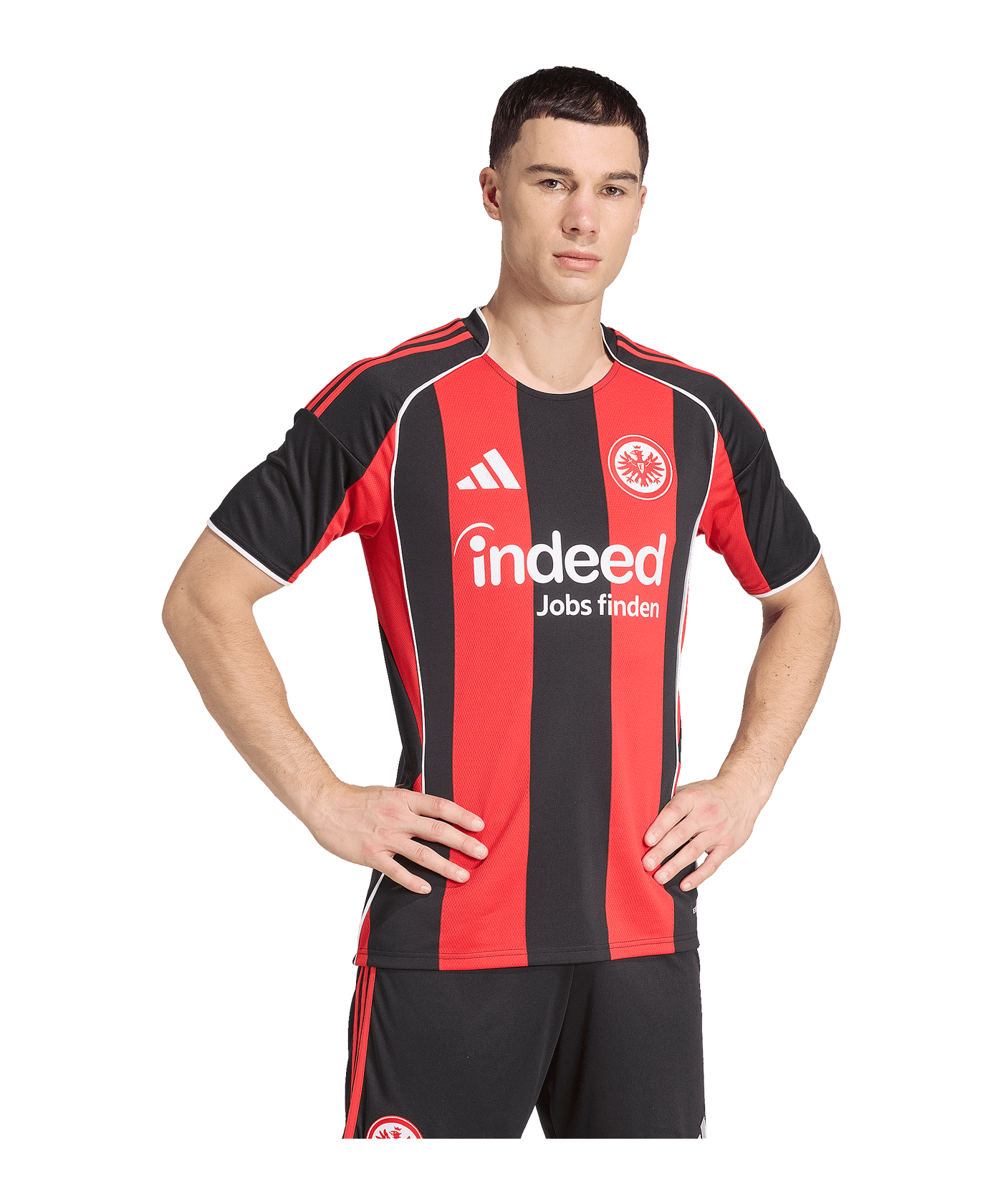 adidas Eintracht Frankfurt Trikot Home 2025/2026 Schwarz - schwarz