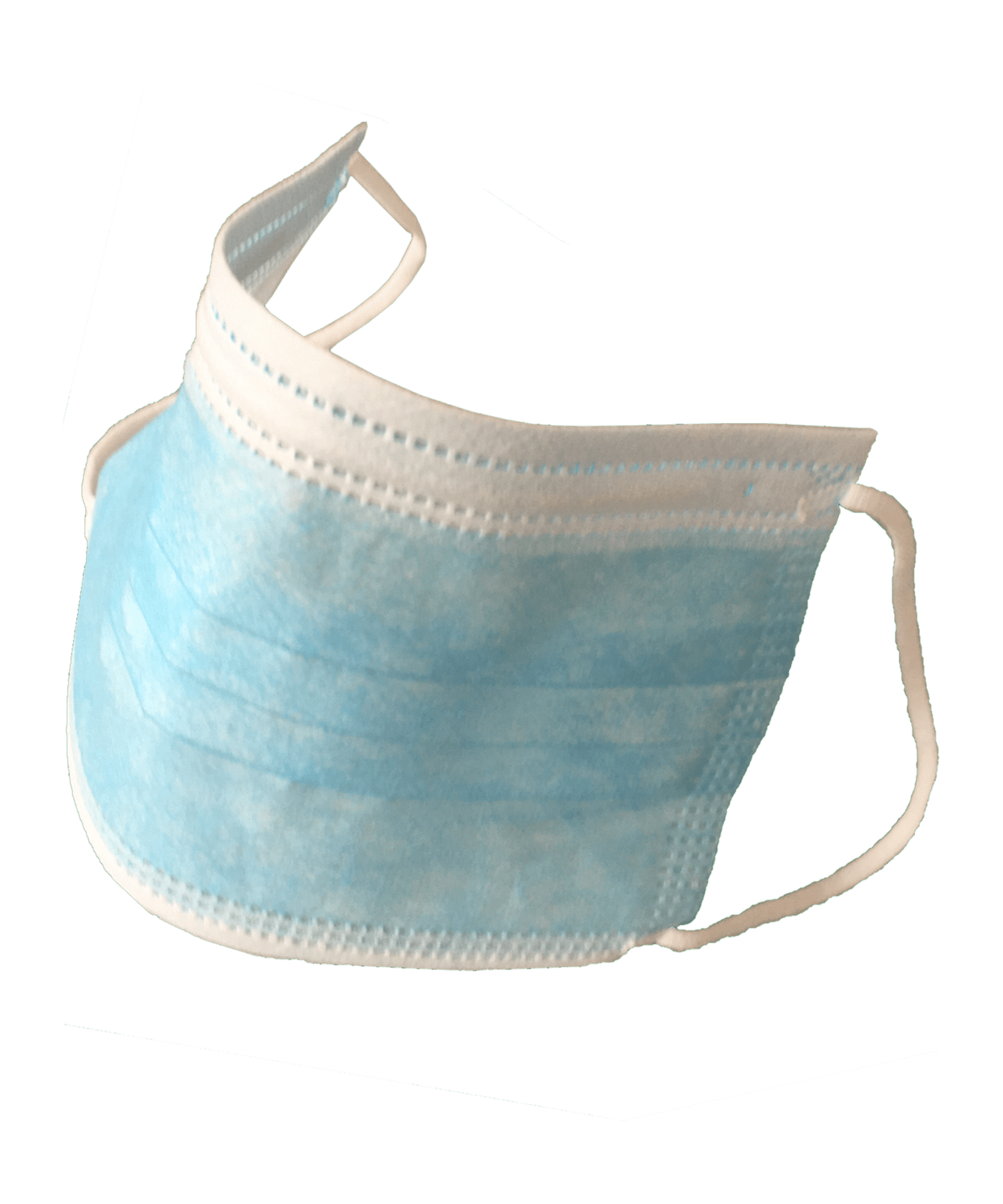 FMK OP Einweg-Masken 3-lagig 10er Pack Blau Weiss - blau