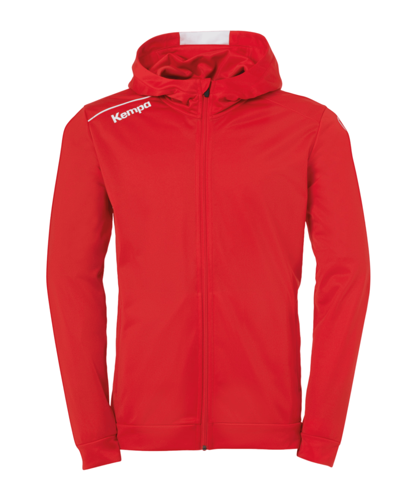 Kempa Player Kapuzenjacke | Rot Weiss F03 - rot