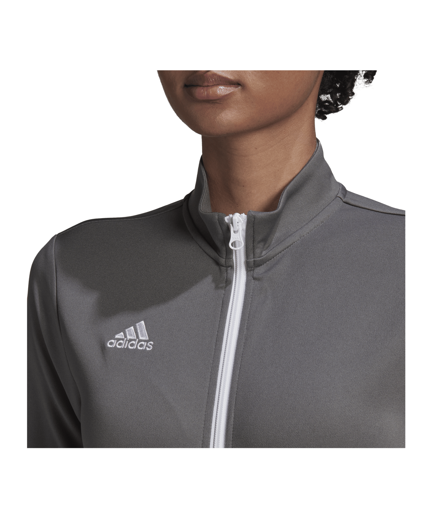 adidas Entrada 22 TK Trainingsjacke Damen Grau - grau