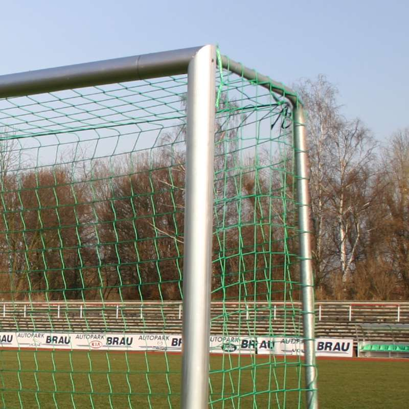 Jugendtore Standard 5x2m eckverschweißt Ovalprofil | - silber