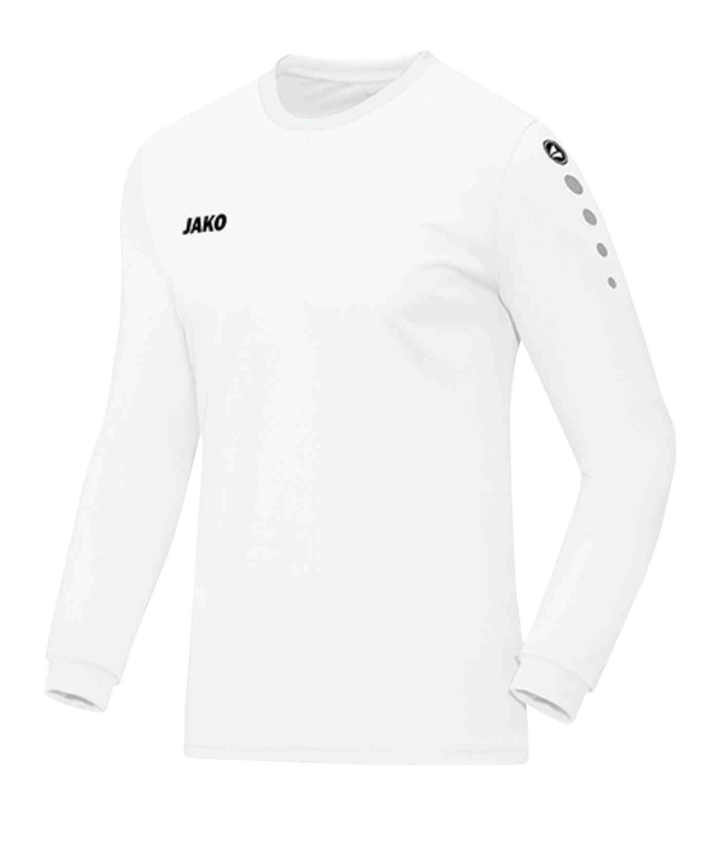 JAKO Team Trikot langarm Weiss F00 - weiss