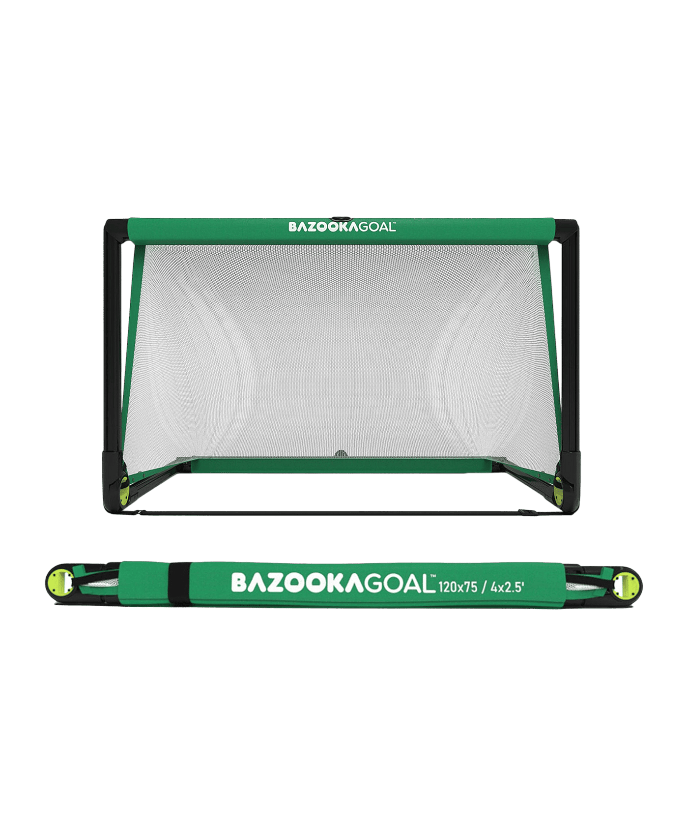 BAZOOKAGOAL CLASSIC PVC | 120x75cm | Grün Weiss | - gruen
