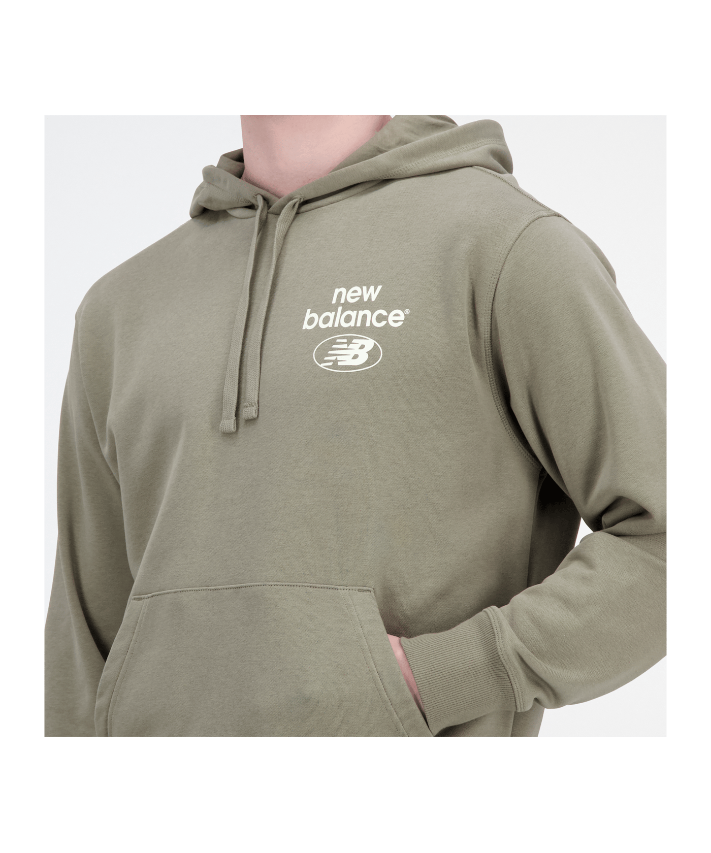 New Balance Essentials Reimagined Hoody Grün FCGN - gruen