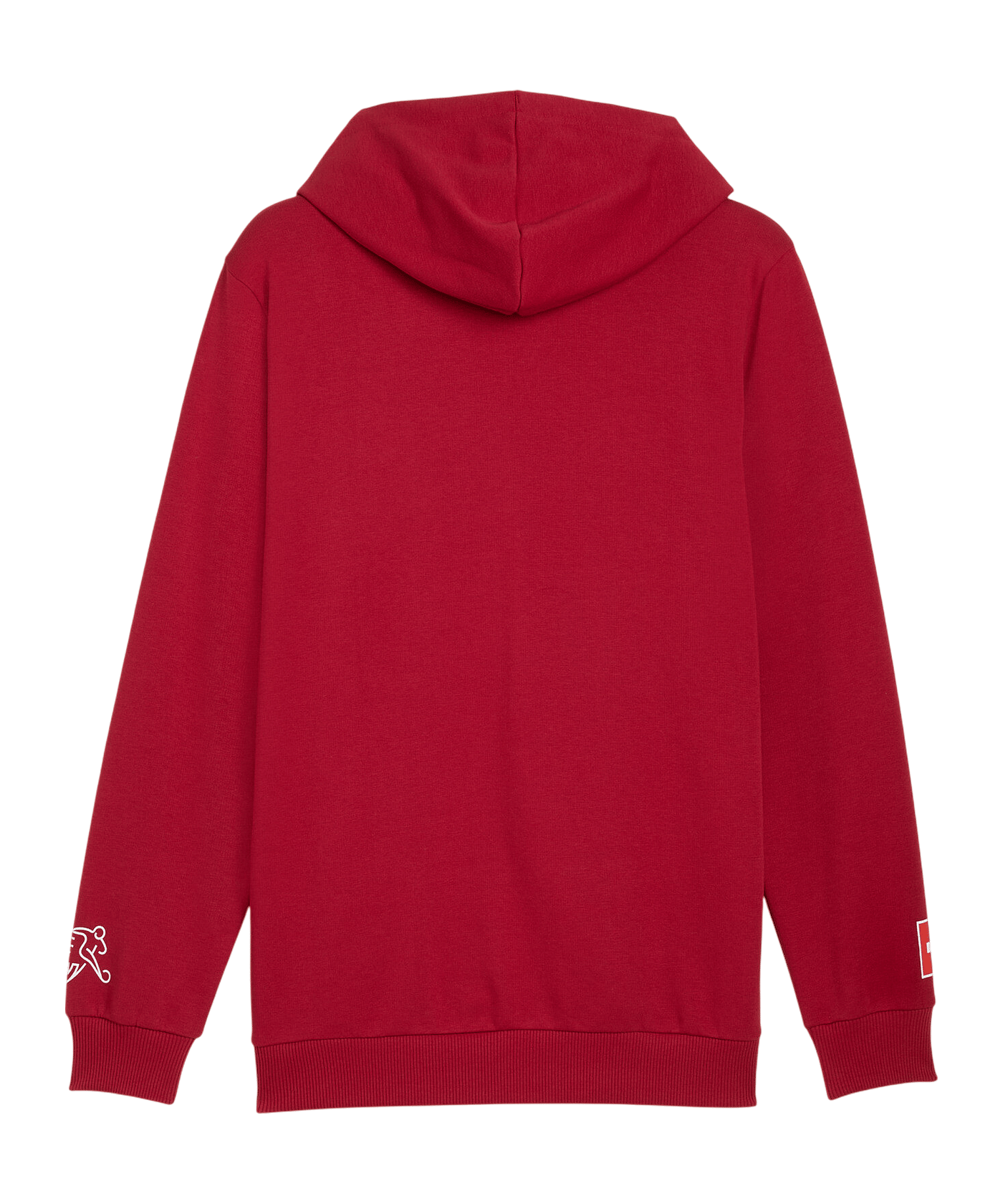 PUMA Switzerland FtblCulture Hoody Rot F02 - rot