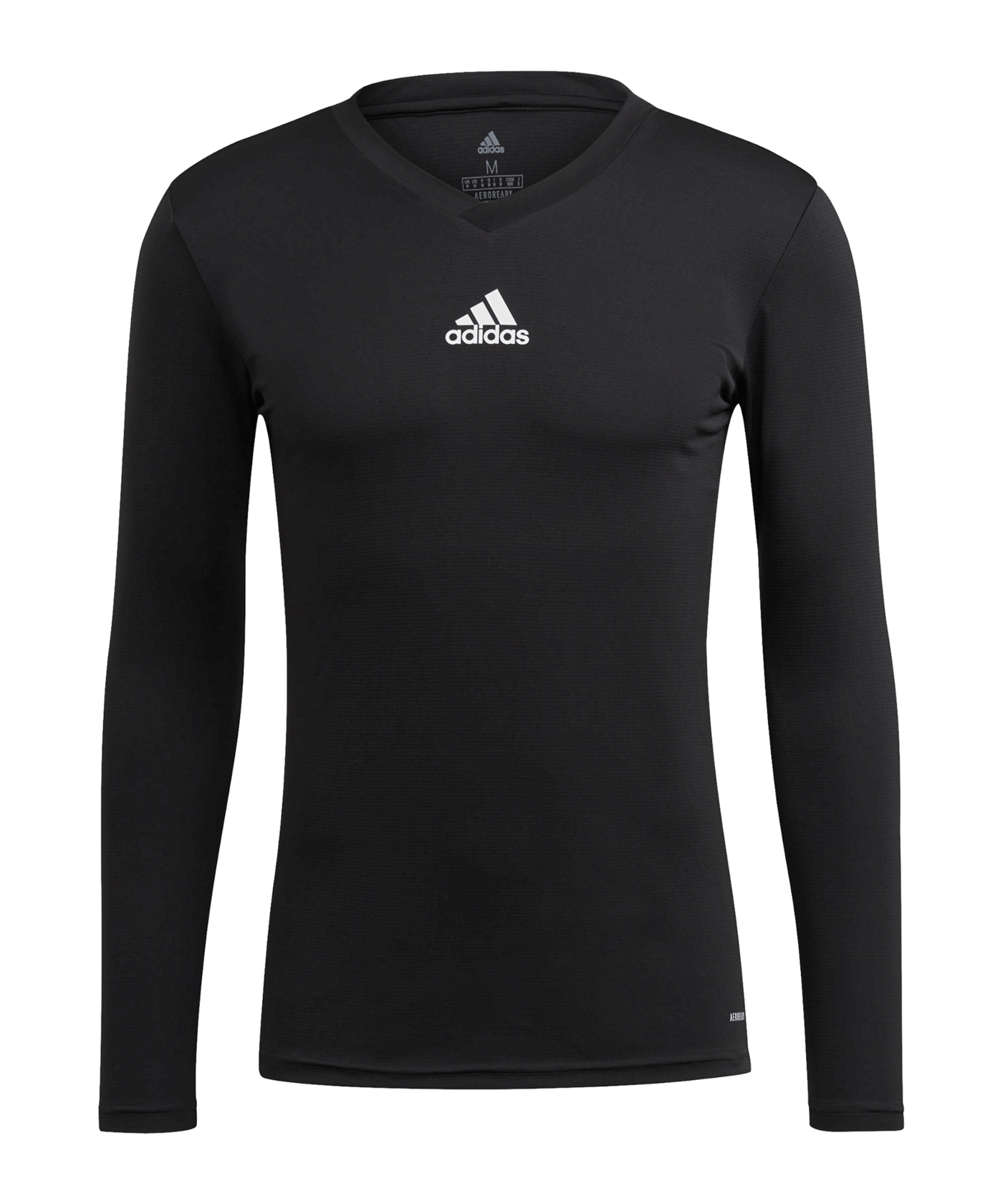 adidas Team Base Top langarm Schwarz - schwarz