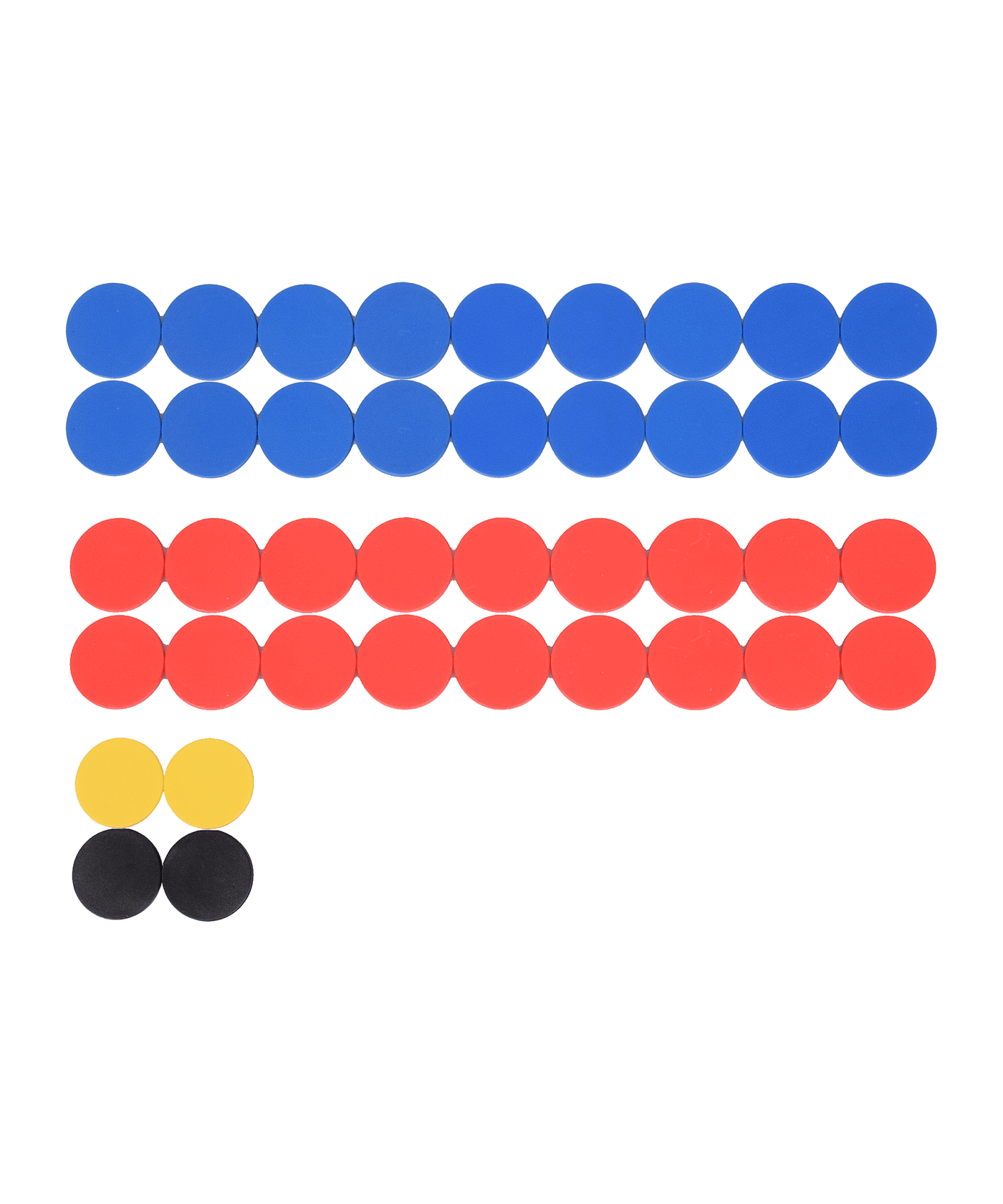 Cawila ACADEMY Magnet Set | 30mm | 40er Set |  | Rot Blau - rot