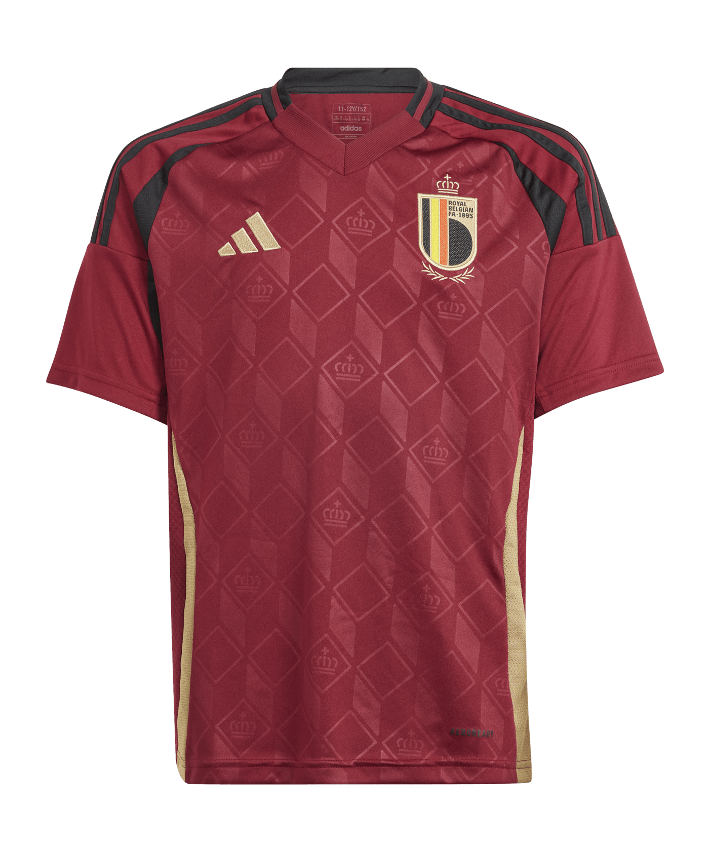 adidas Belgien Trikot Home EM 2024 Kids Rot - rot