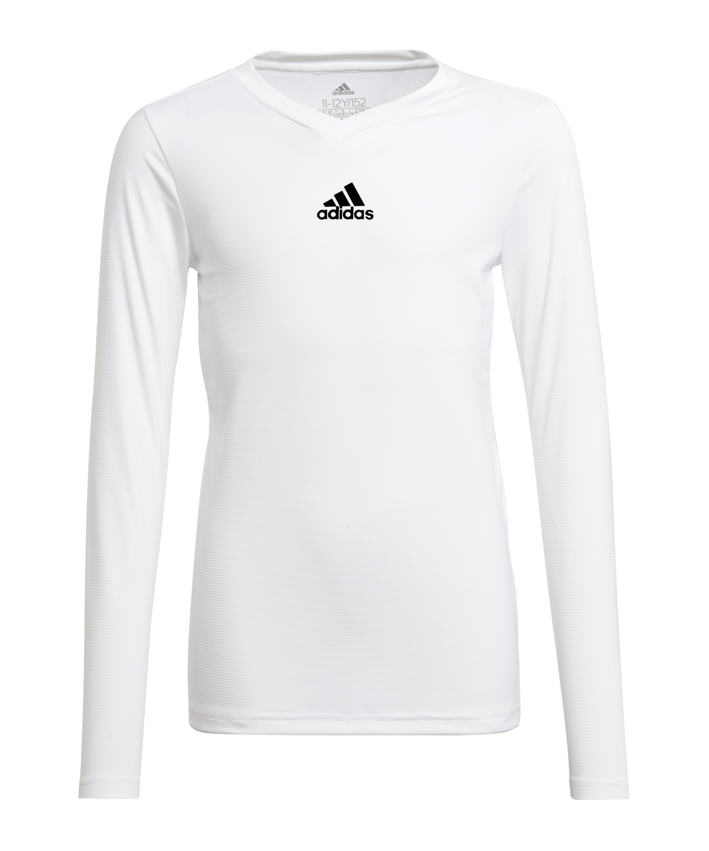 adidas Team Base Top langarm Kids Weiss - weiss