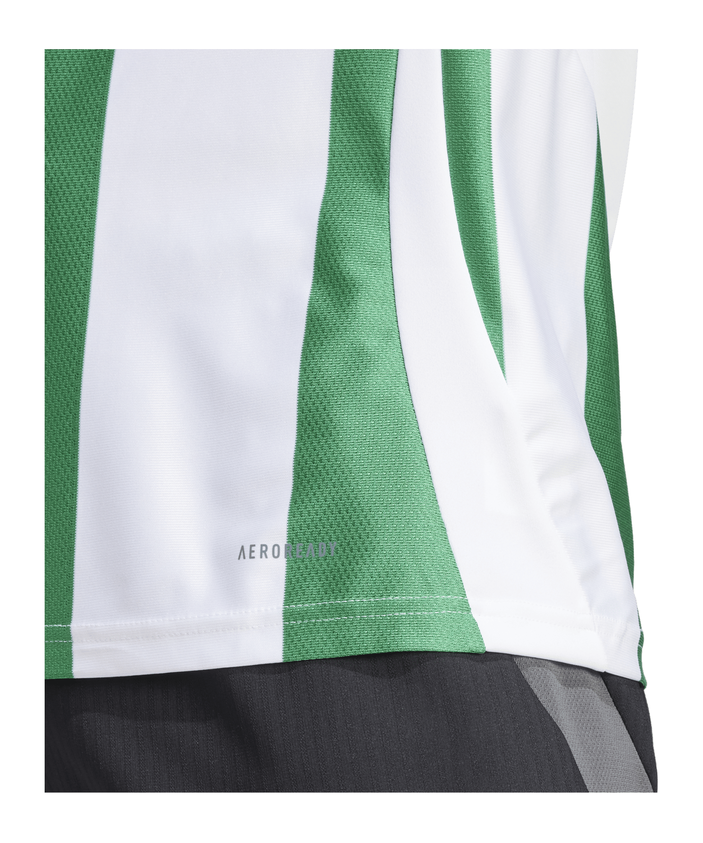 adidas Striped 24 Trikot Weiss Grün - weiss
