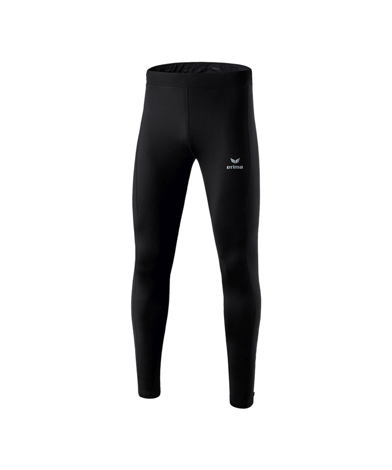Erima Performance Laufhose Lang Schwarz - schwarz