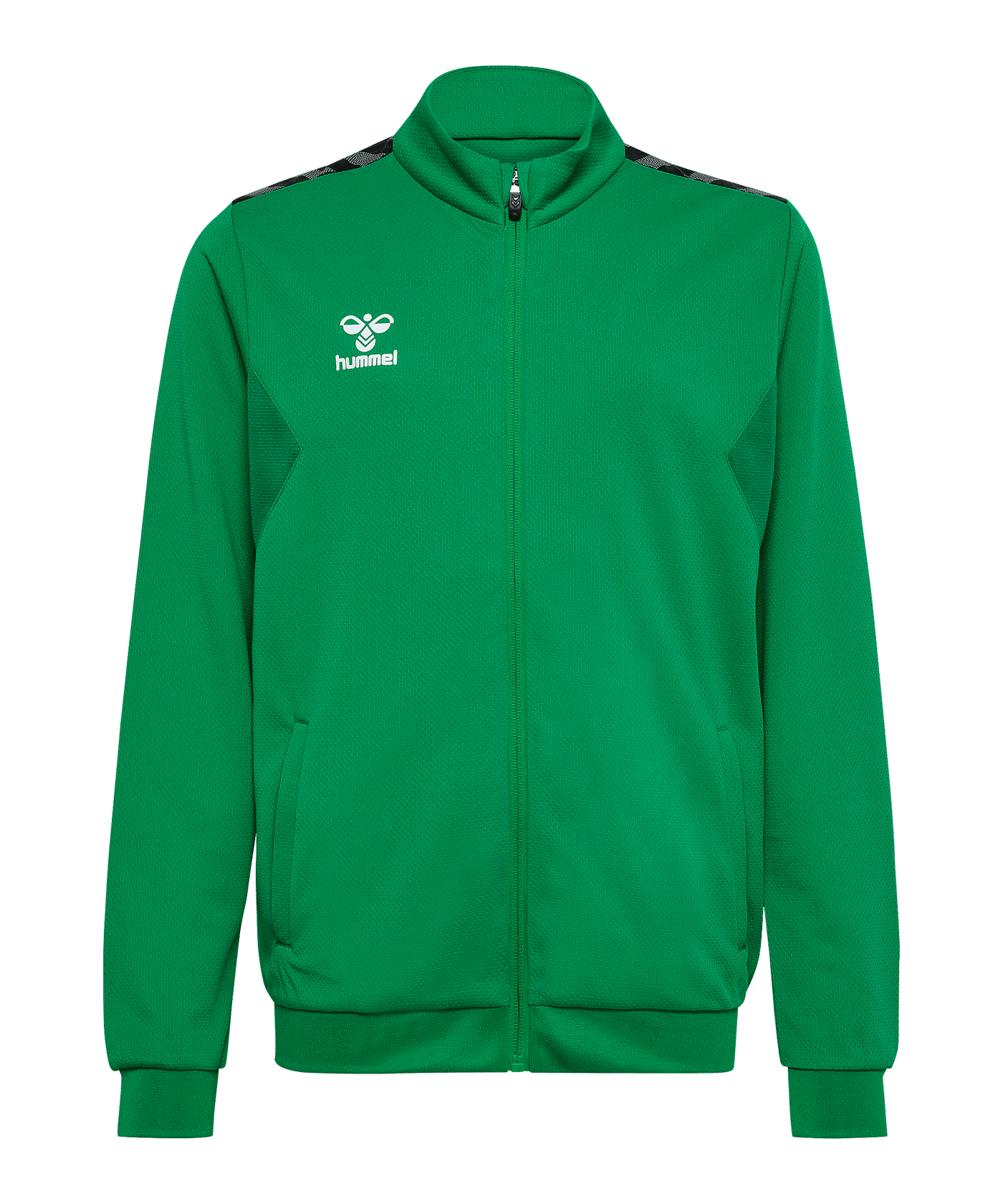 Hummel AUTHENTIC PL Trainingsjacke Kids Grün F6235 - gruen