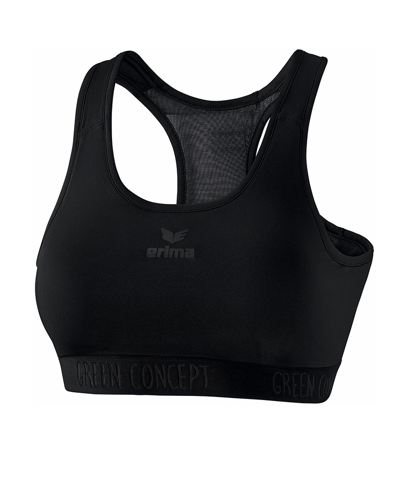 Erima Casual Basics Sport-BH Damen Schwarz - schwarz