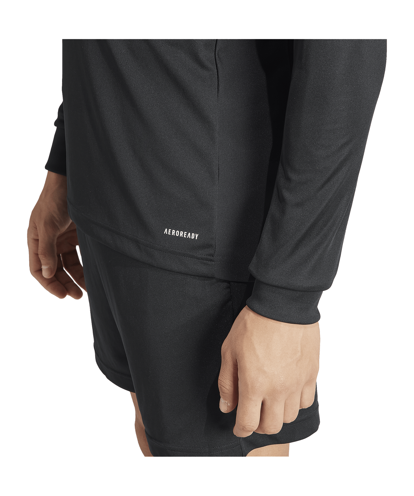adidas Trikot langarm Schwarz - schwarz