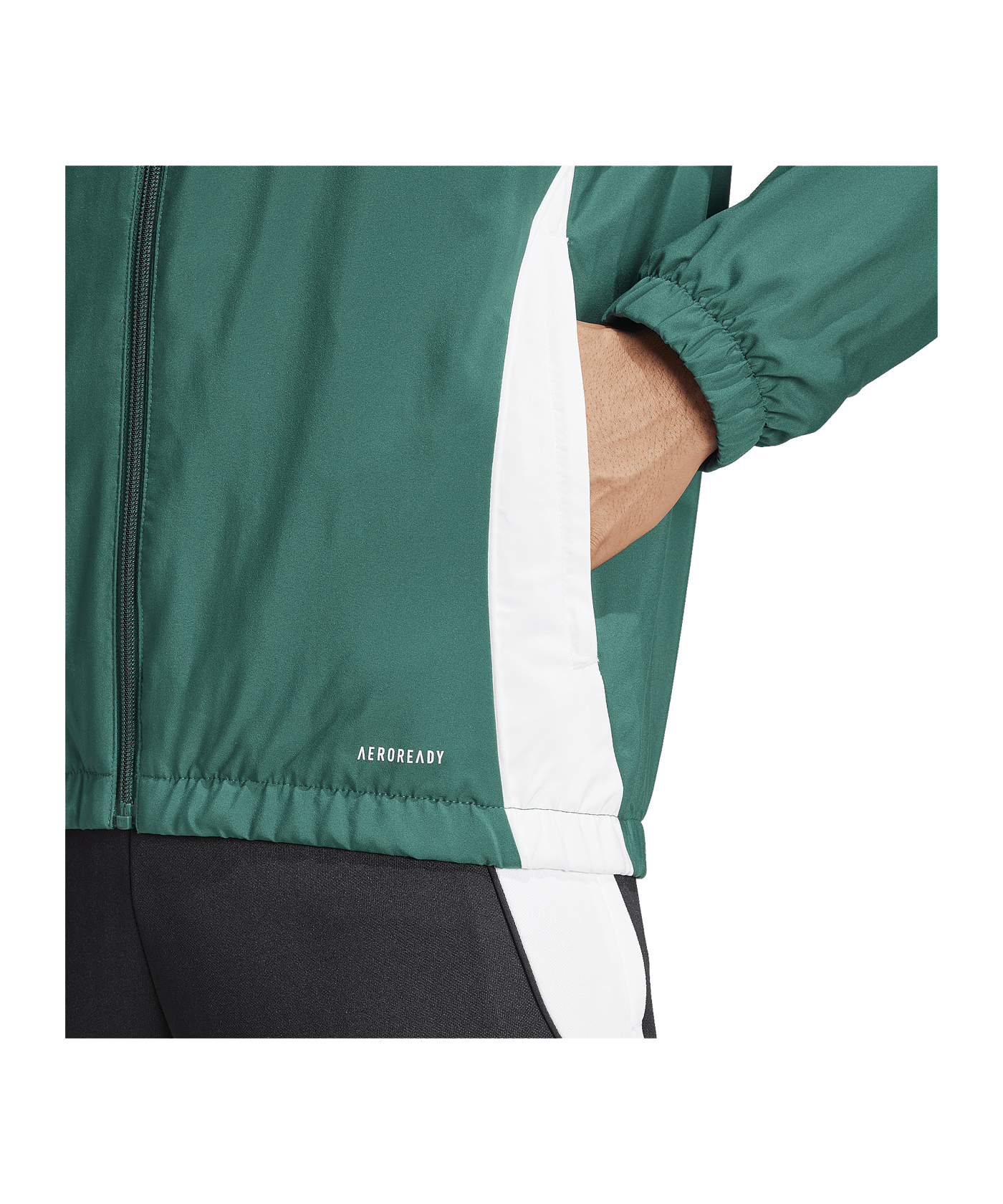 adidas Tiro 24 Windbreaker Grün Weiss - gruen