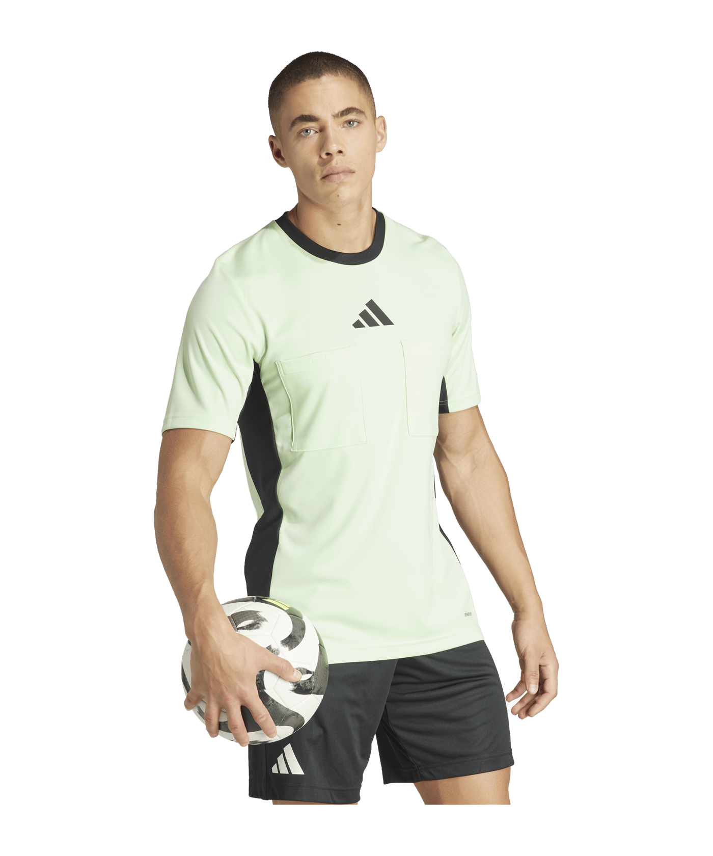adidas Referee 24 Schiedsrichtertrikot Grün - gruen