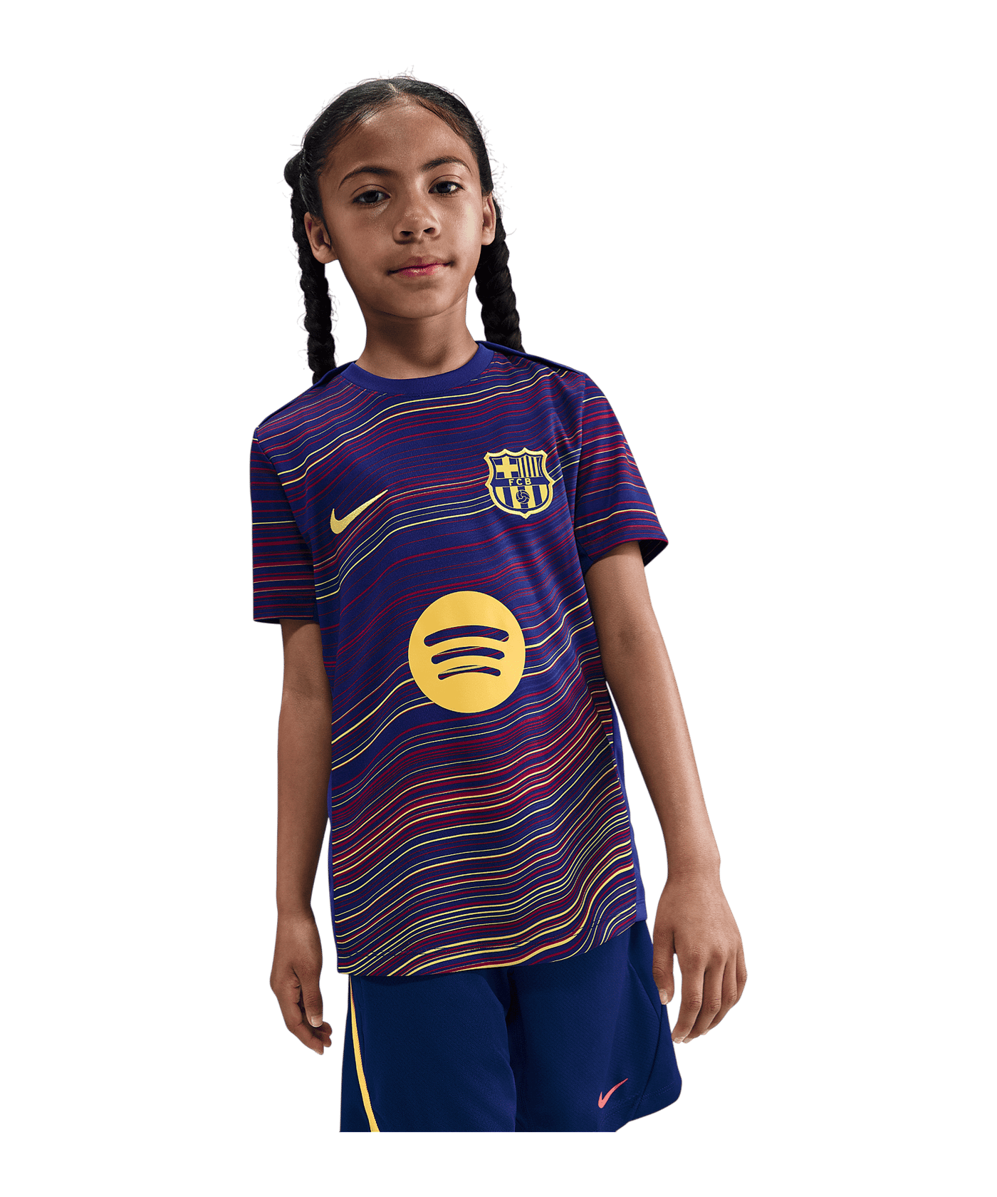 Nike FC Barcelona Prematch Short Home 2025/2026 Kids Blau F456 - blau